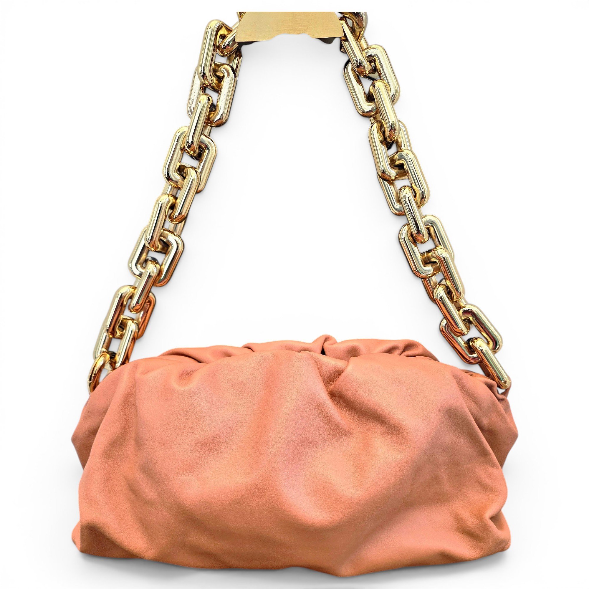 Chain Pouch leather handbag