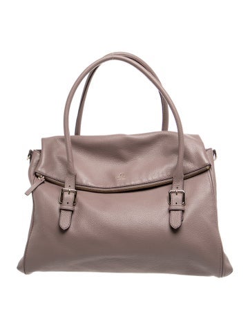 Leather Top Handle Bag