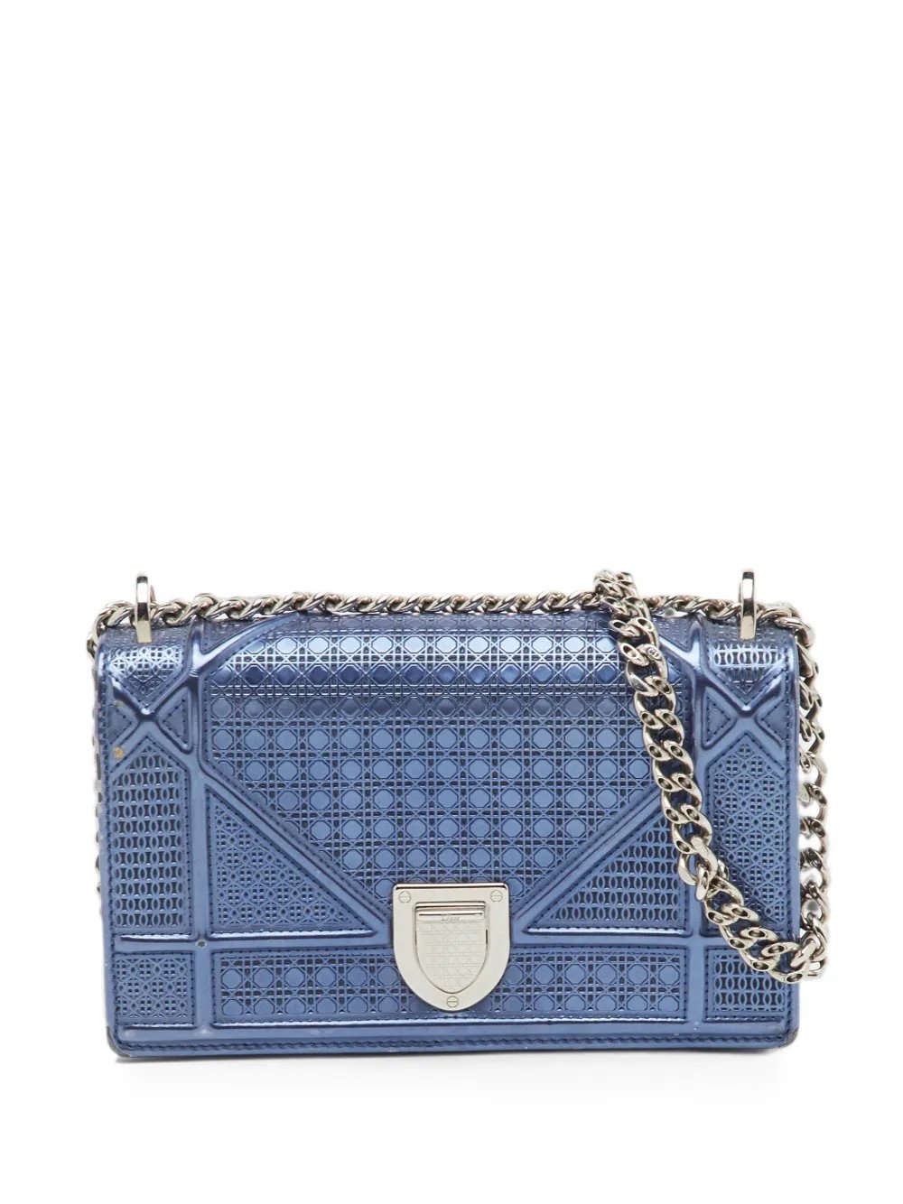 2015 mini Diorama chain-strap leather shoulder bag