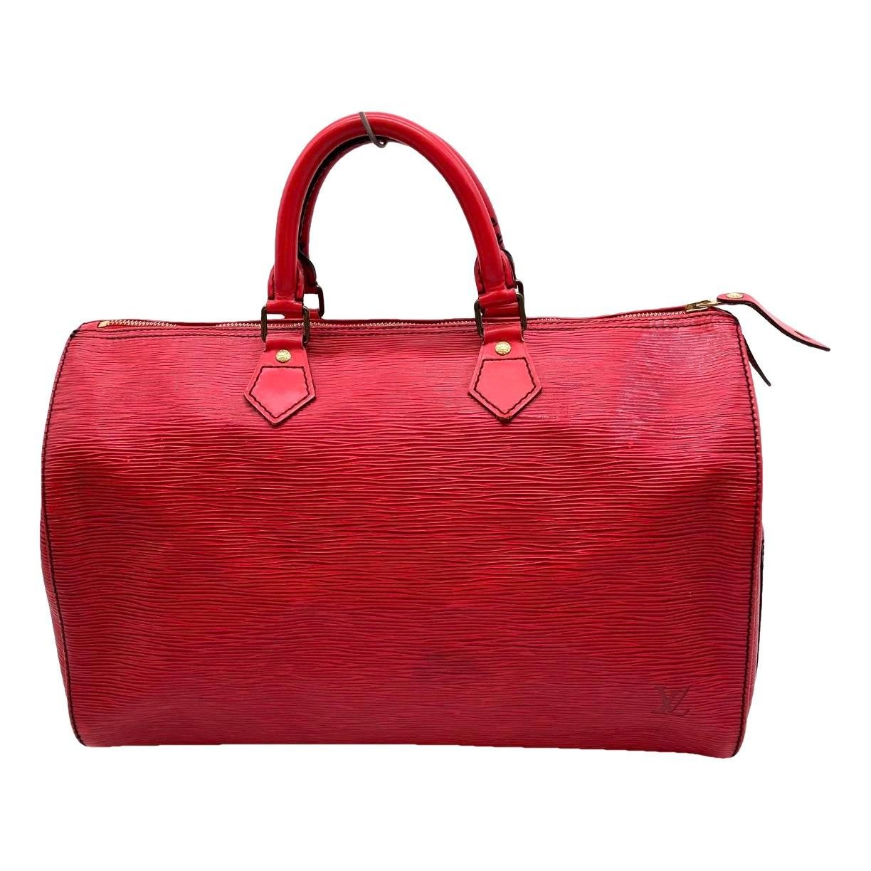 Speedy leather handbag