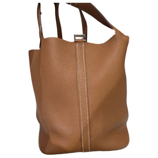 Hermes Picotin Handbag Clemence Leather