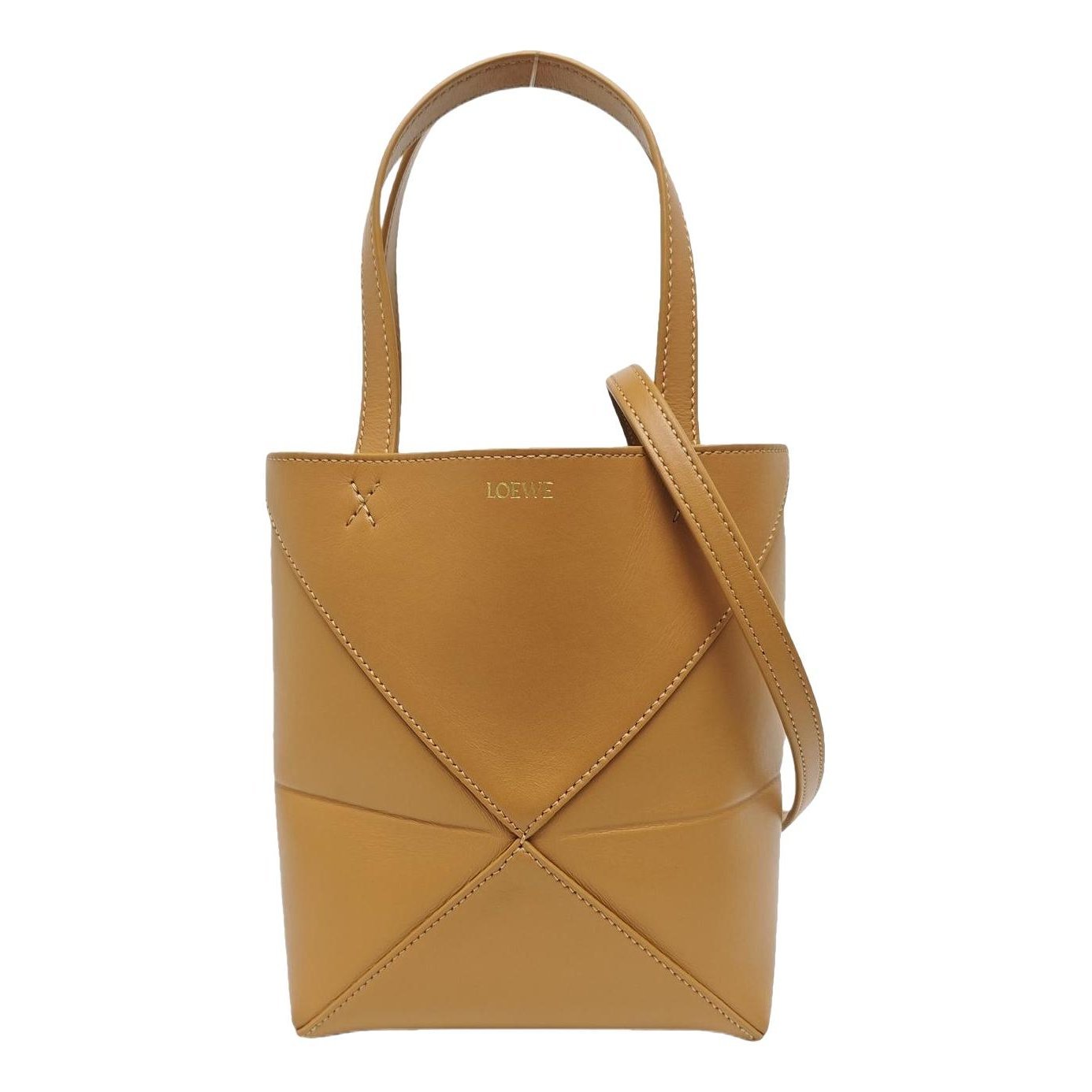 Puzzle Fold leather handbag