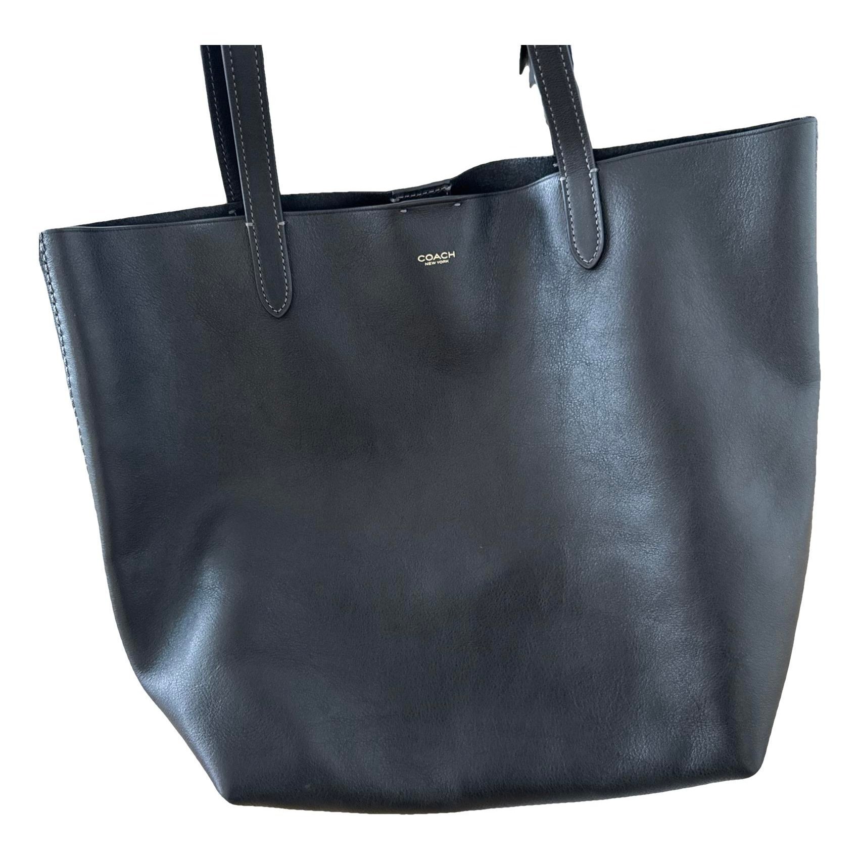 Leather tote