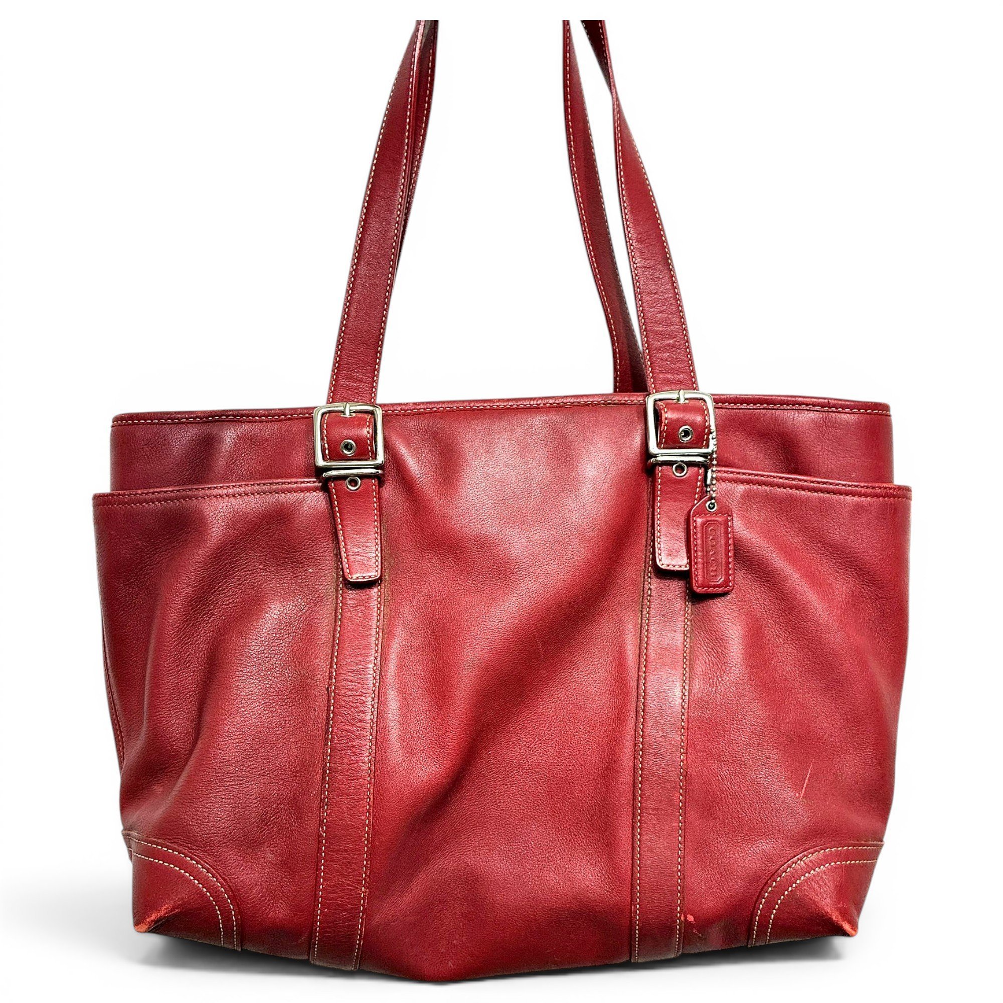 Leather tote