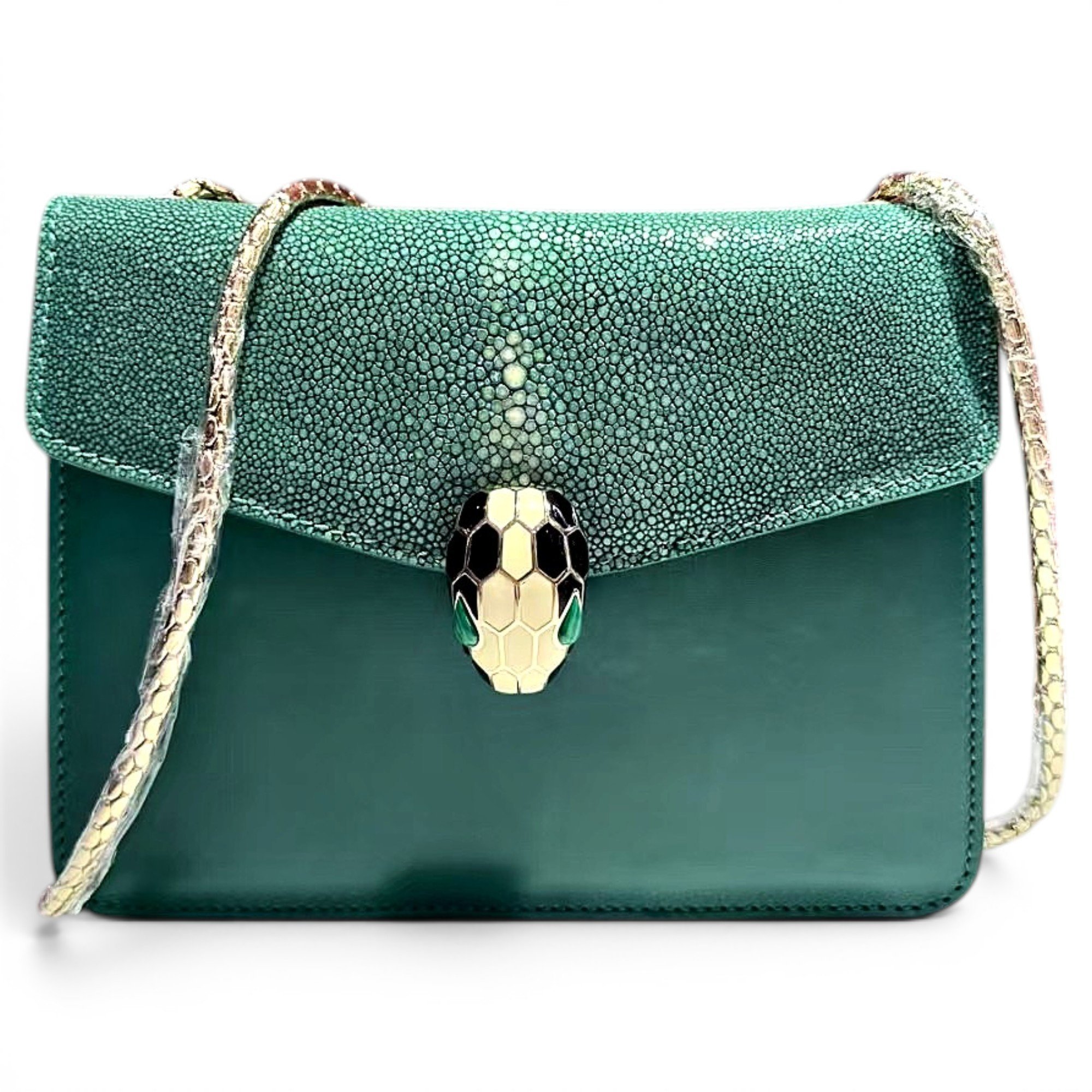 Serpenti leather crossbody bag