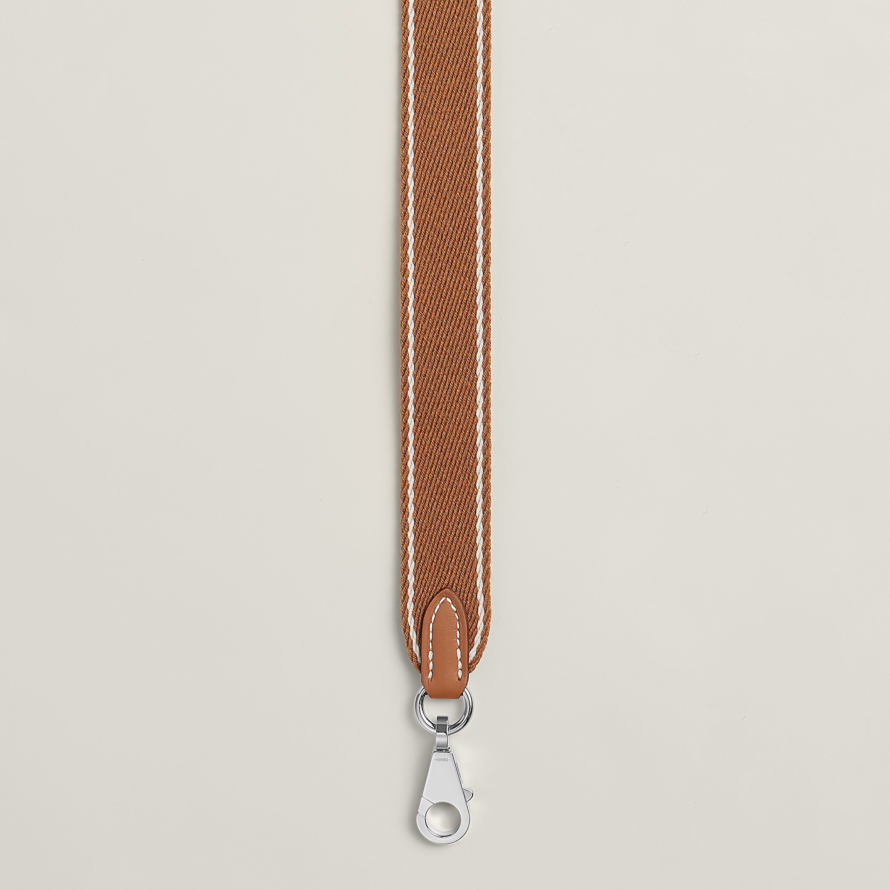 Sangle Wooly Sellier bicolor bag strap