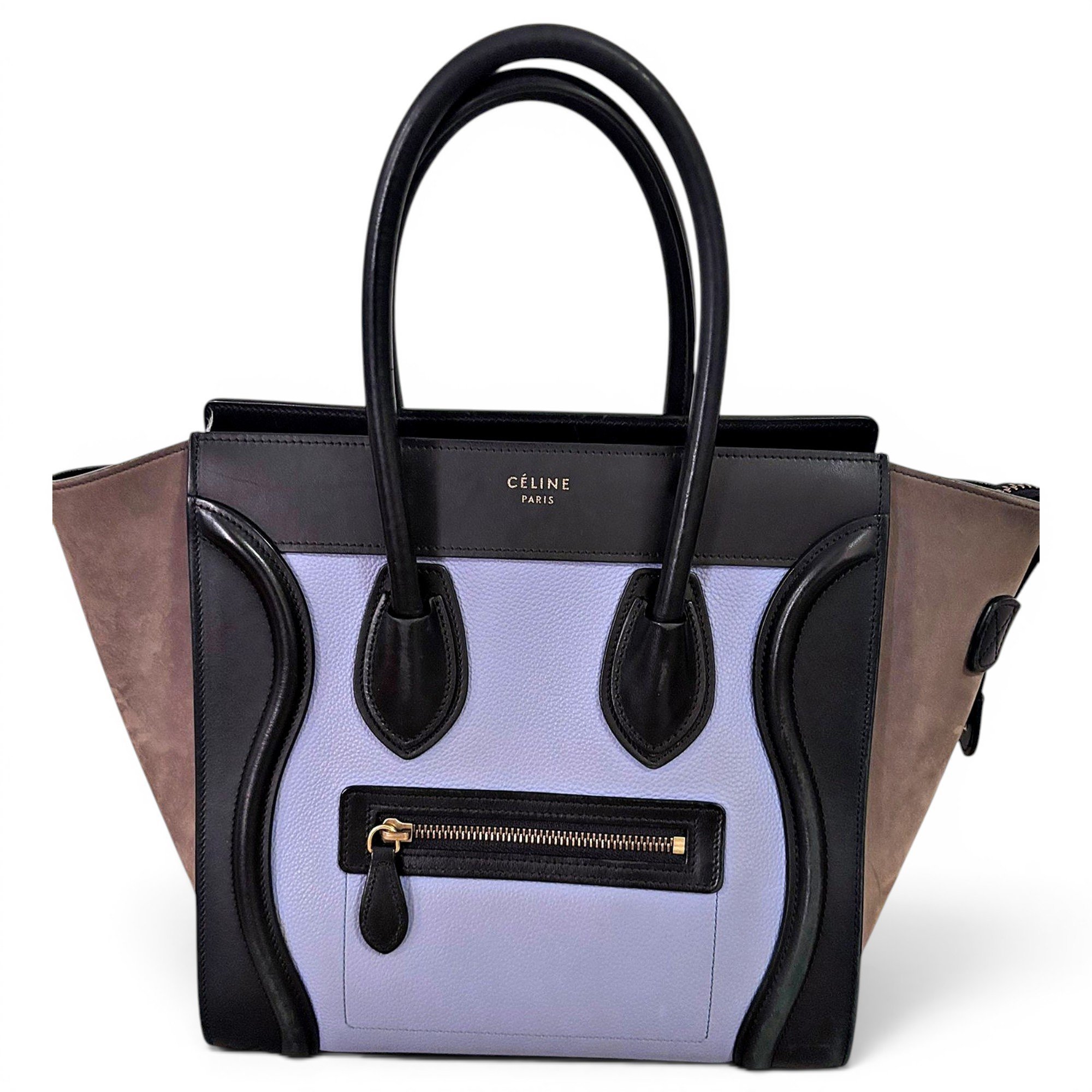 Luggage leather handbag