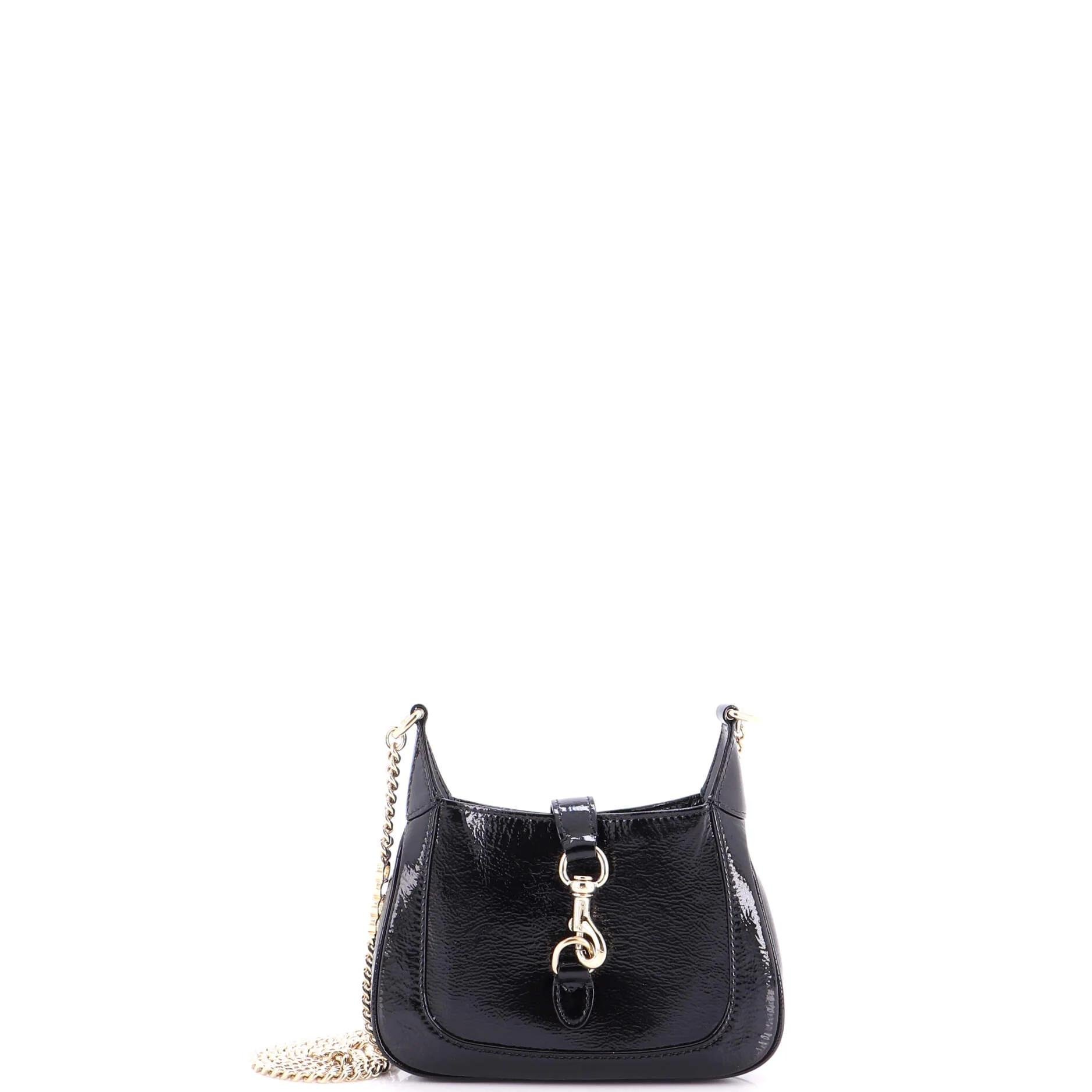 Patent leather handbag