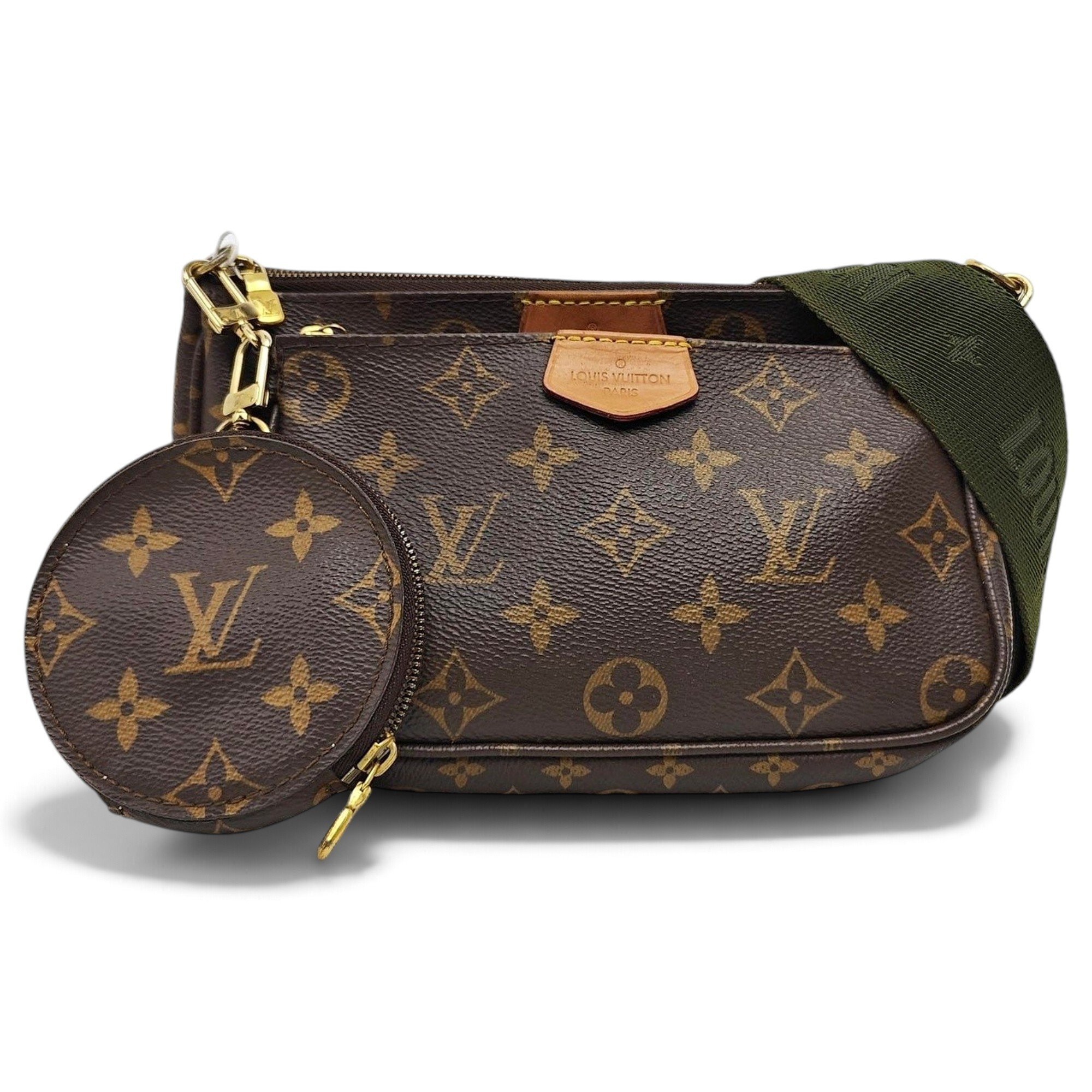 Maxi Multi Pochette Accessoires leather handbag