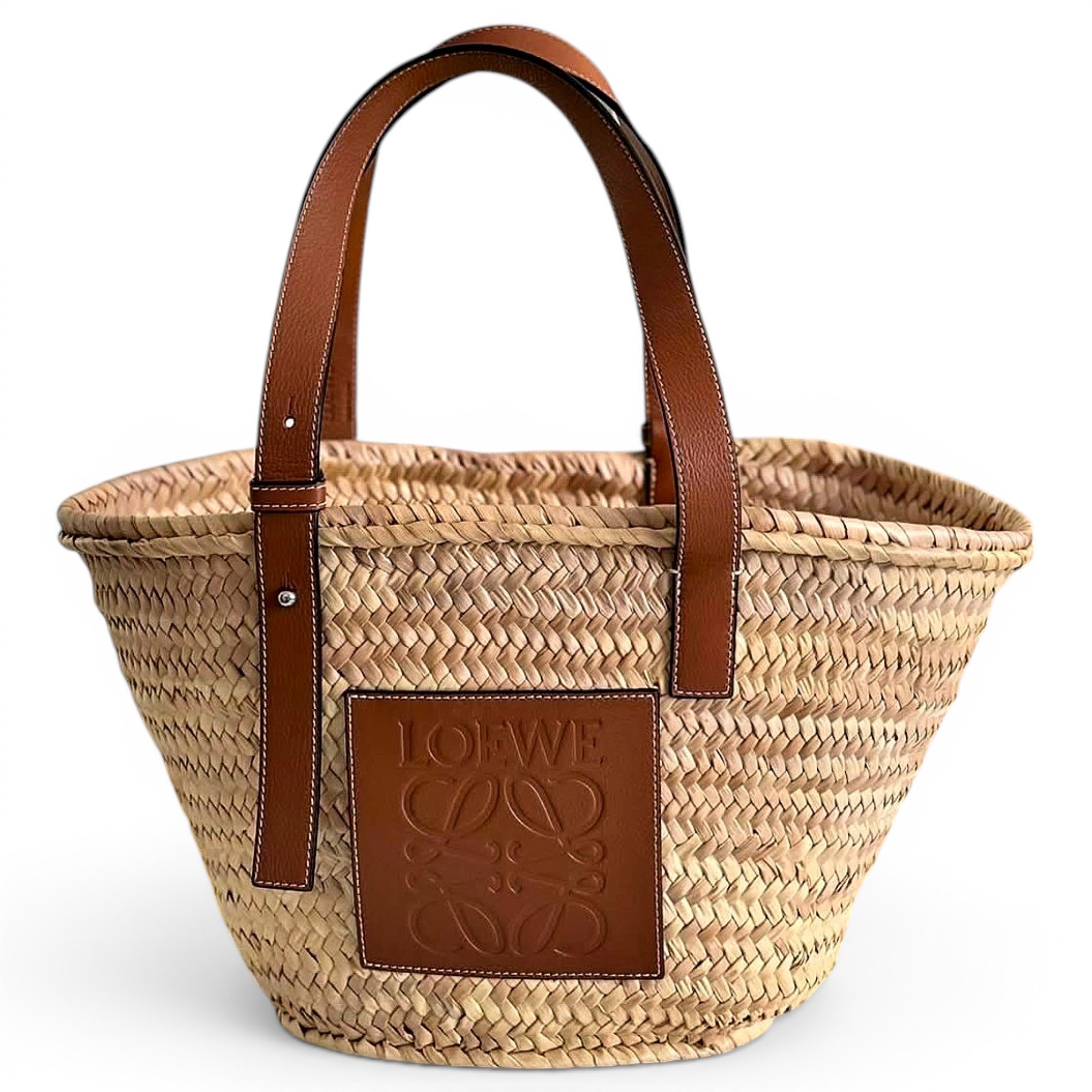 Basket Bag leather tote