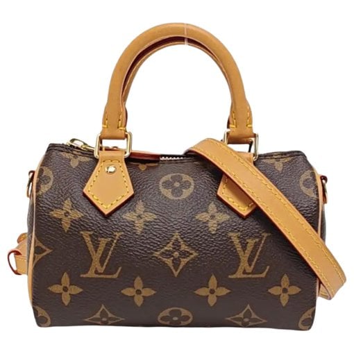 Nano Speedy / Mini HL leather handbag
