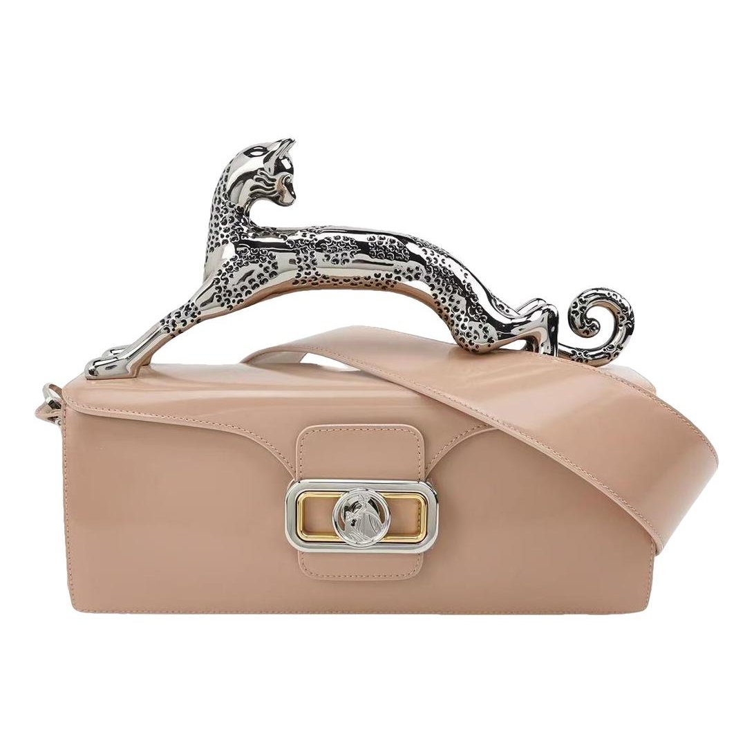 Pencil leather handbag