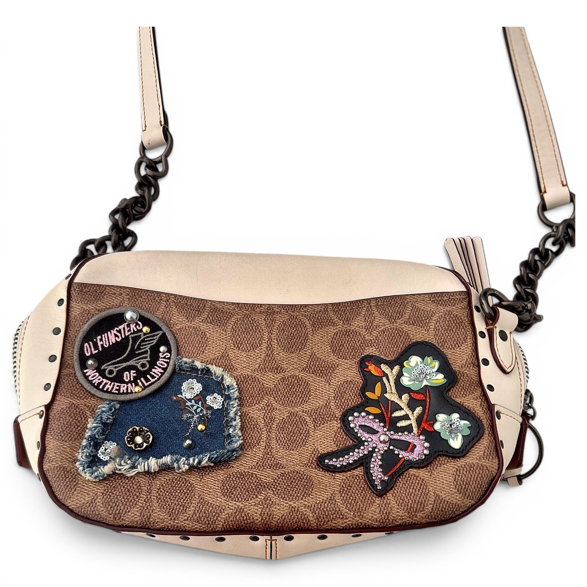 Leather crossbody bag