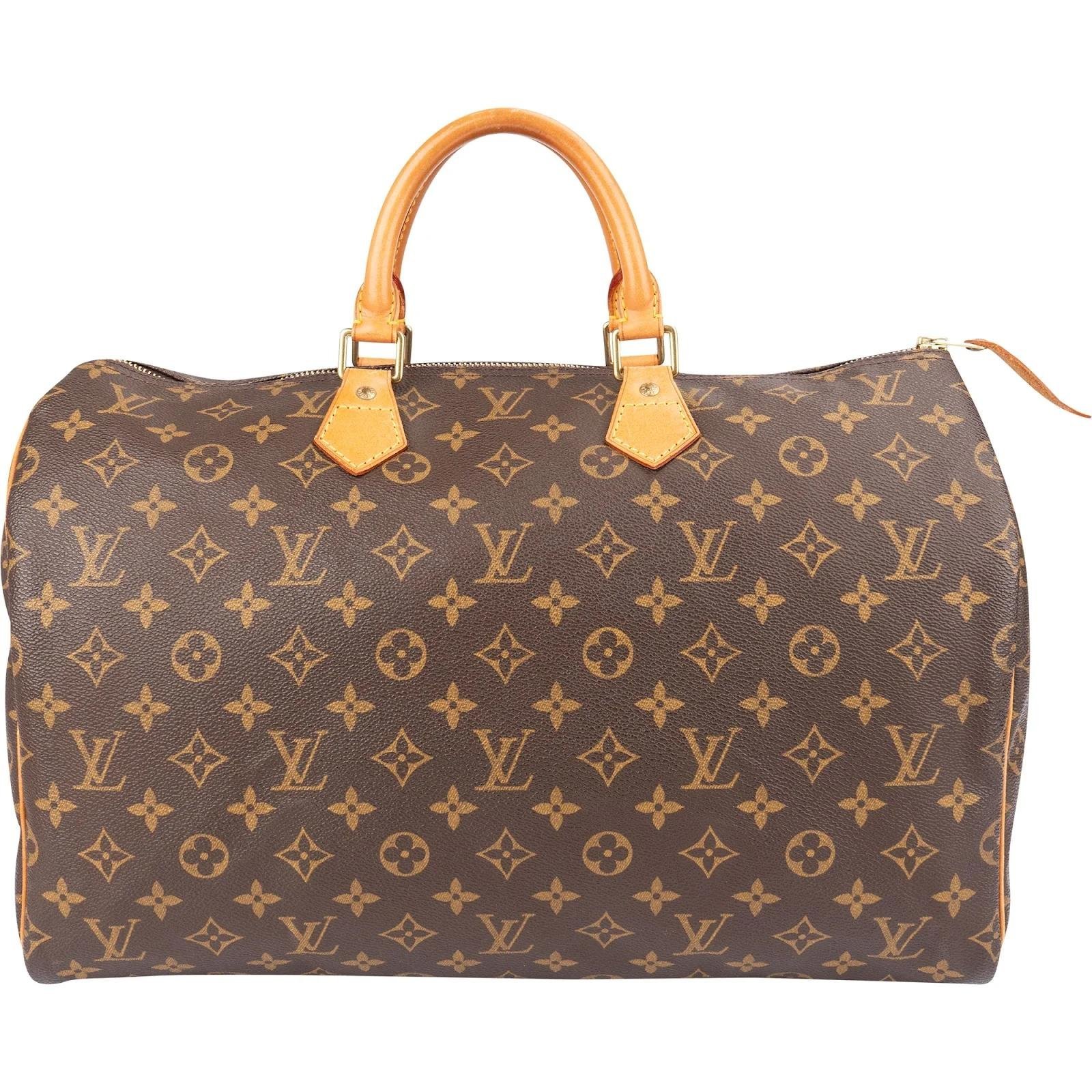 Speedy leather handbag
