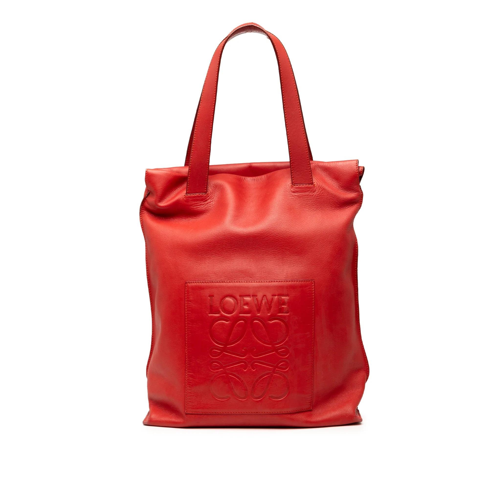 Anagram pony-style calfskin handbag