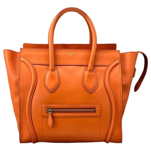 Luggage leather handbag
