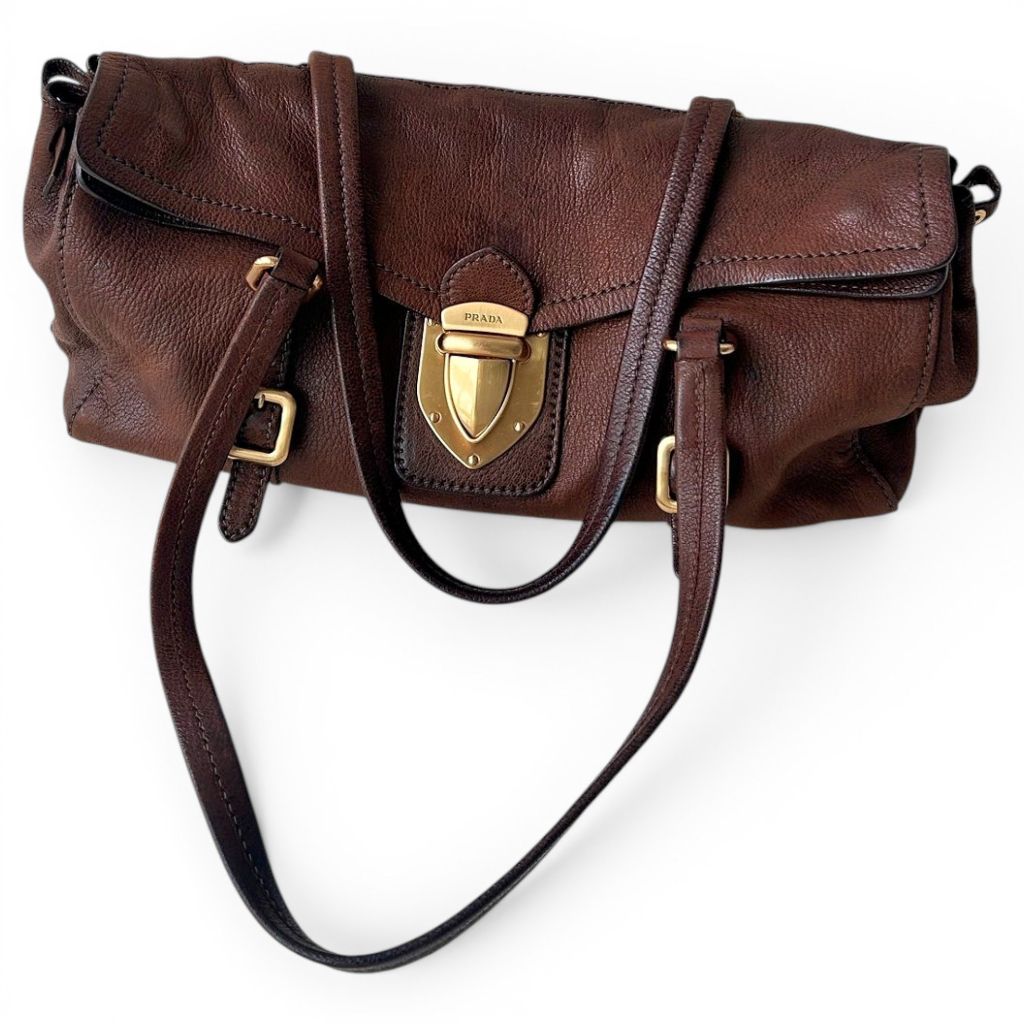 Leather handbag