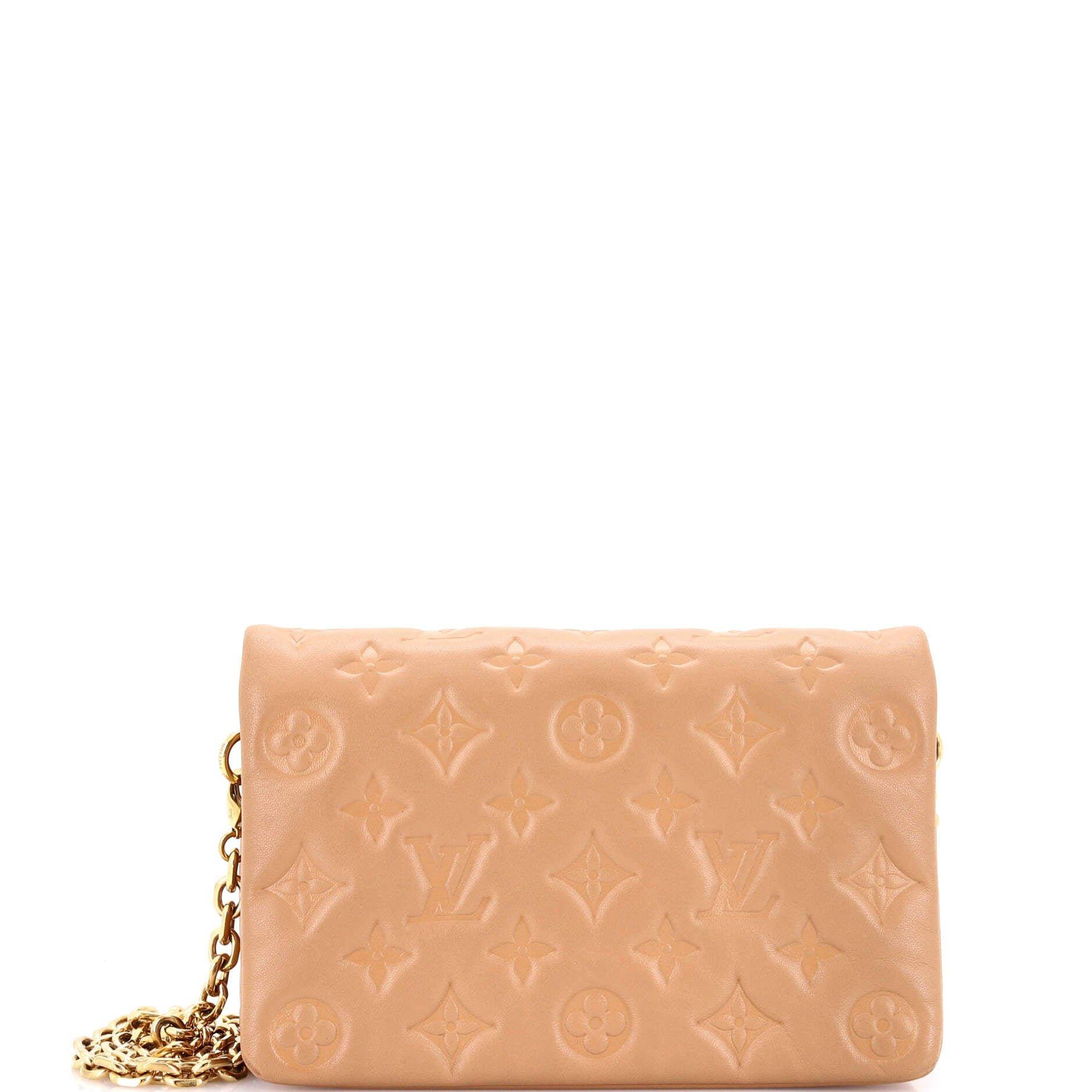 Coussin Pochette Monogram Embossed Lambskin