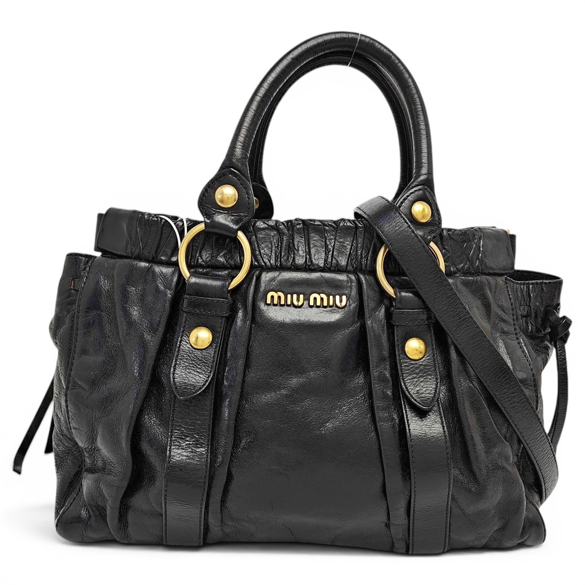 Leather handbag