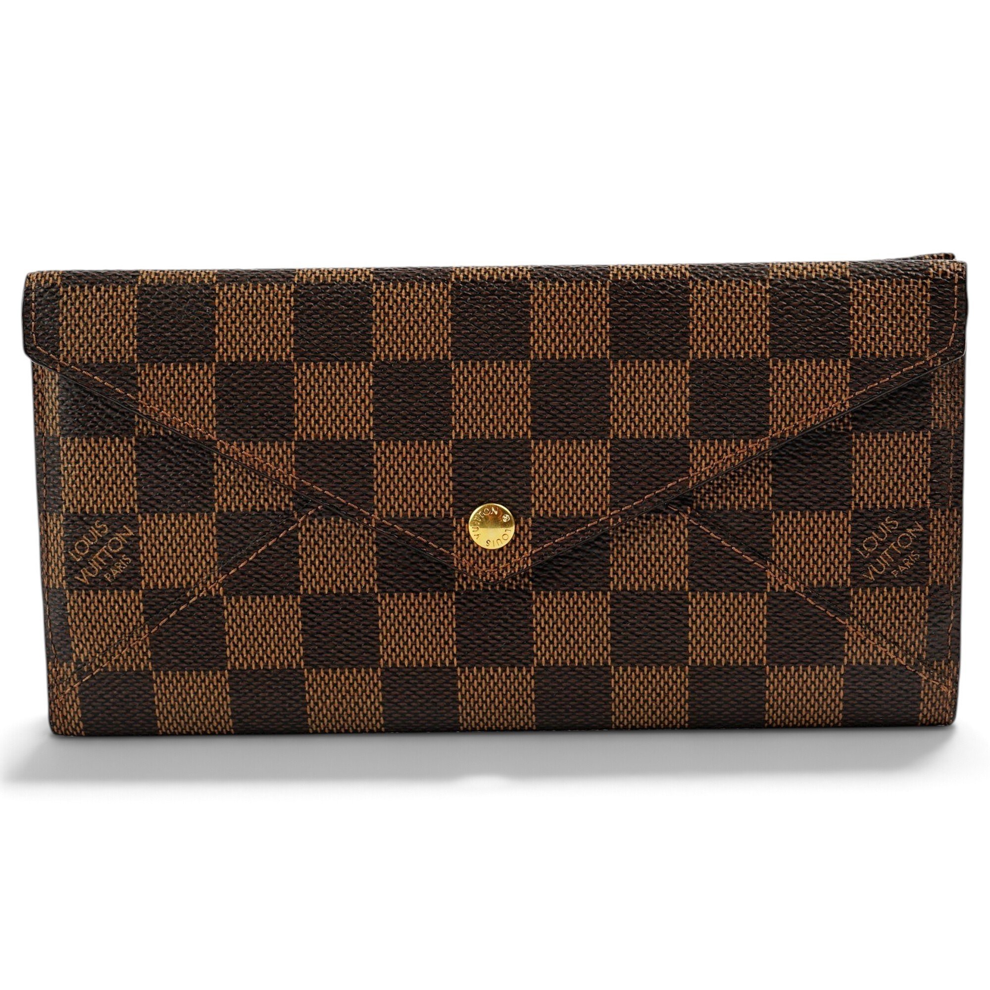 Leather clutch bag