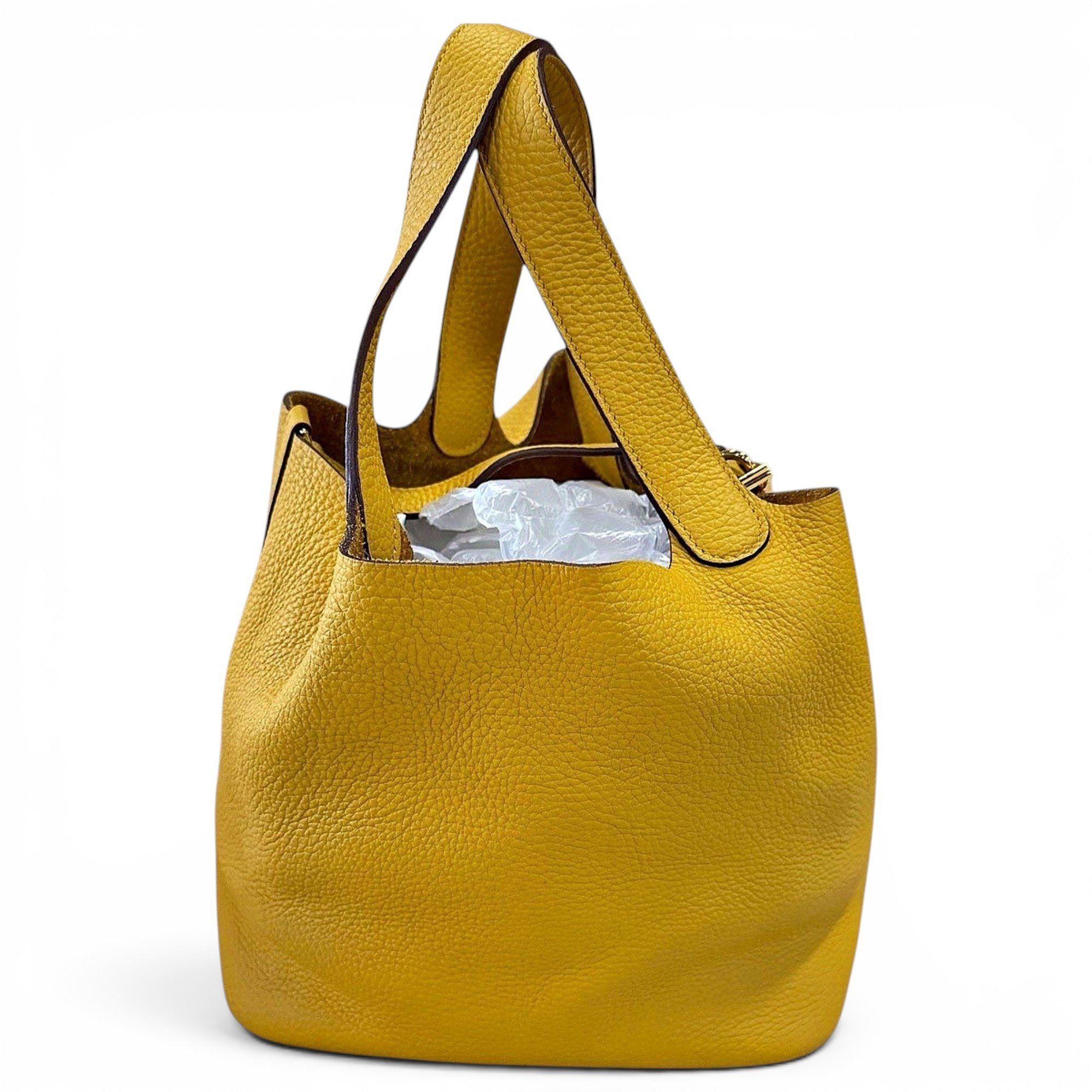 Picotin leather handbag
