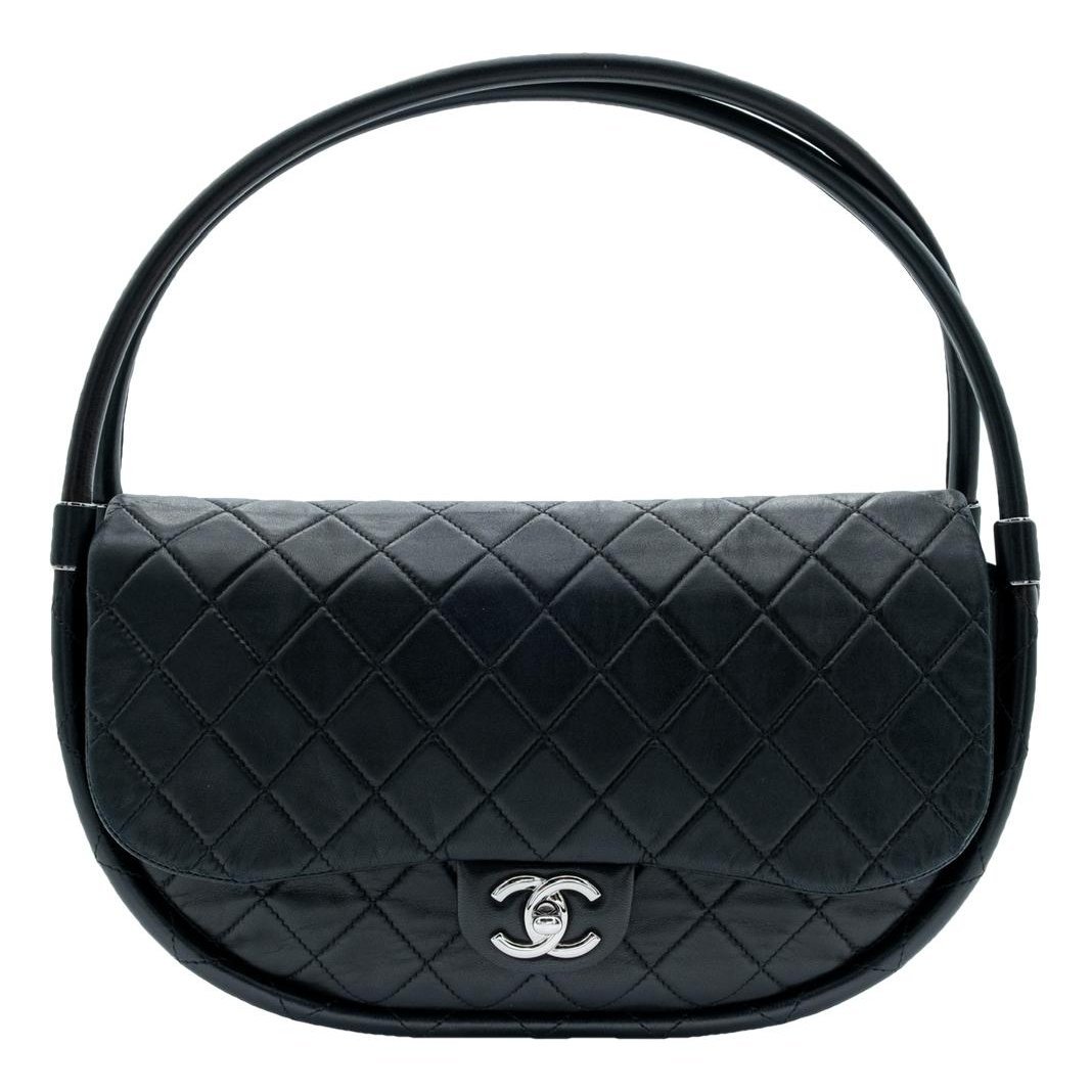 Hula Hoop leather handbag