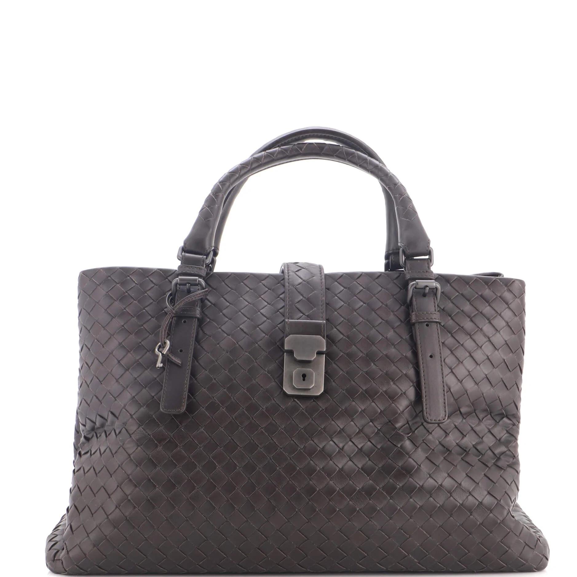 Leather tote