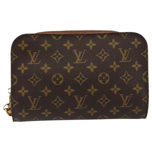 Orsay leather clutch bag