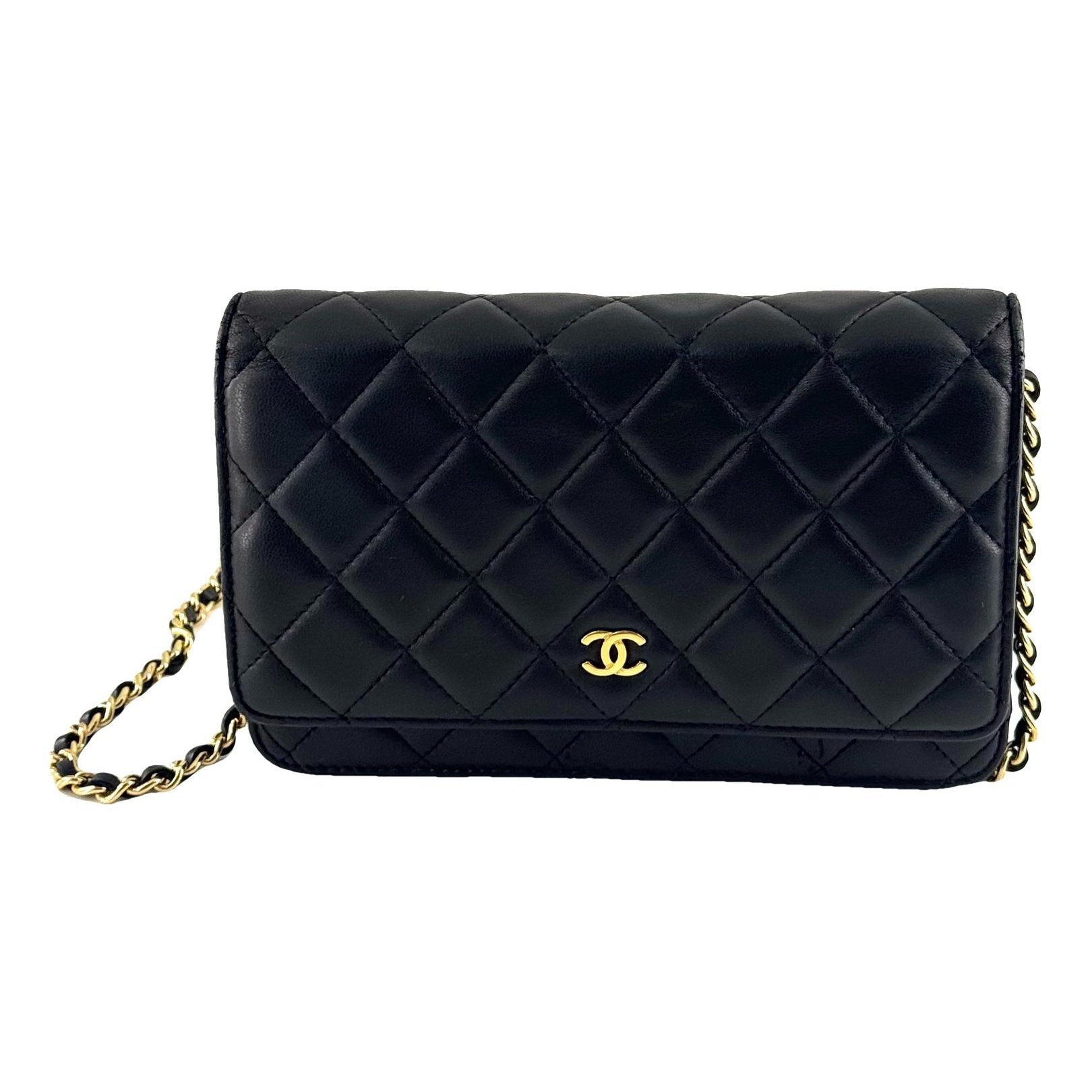 Trendy CC Wallet on Chain leather crossbody bag