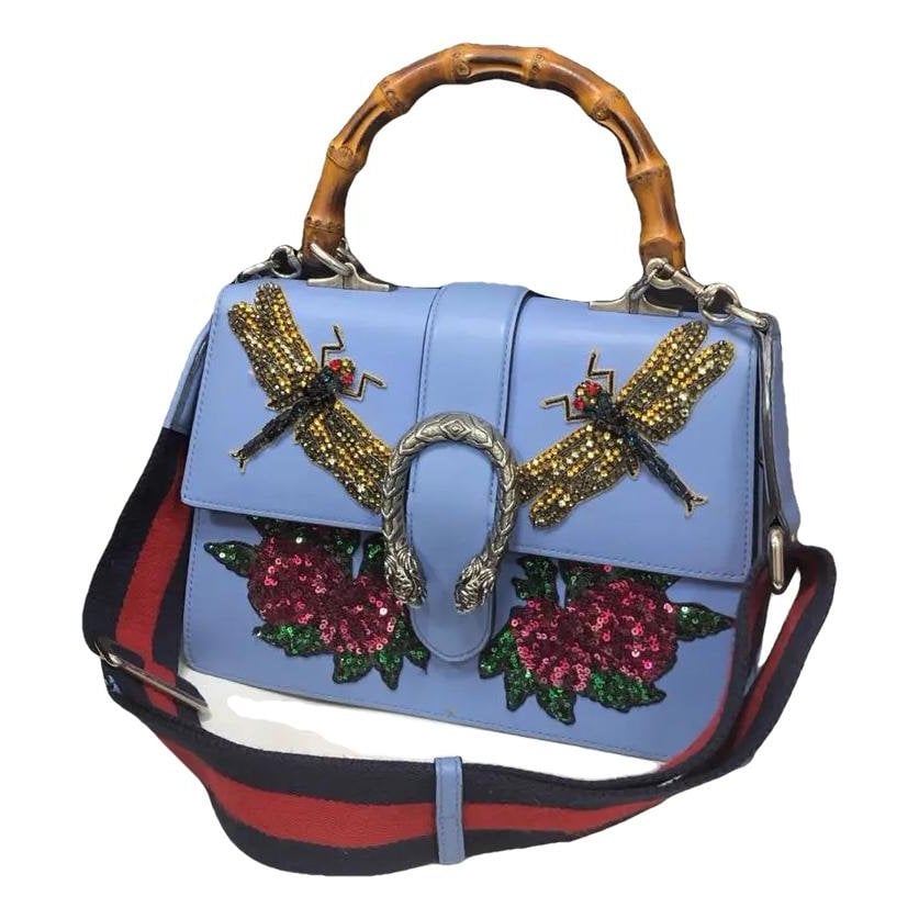 Dionysus Bamboo leather crossbody bag