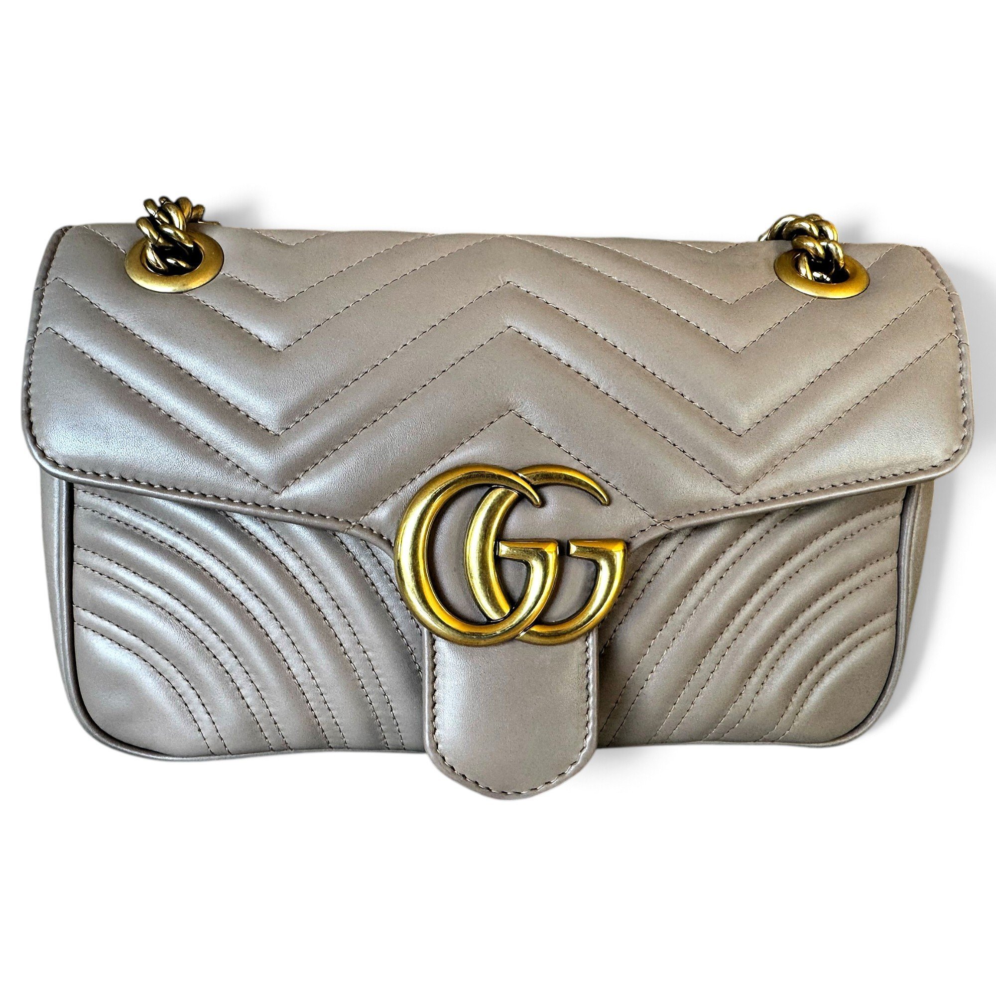 GG Marmont Flap leather handbag