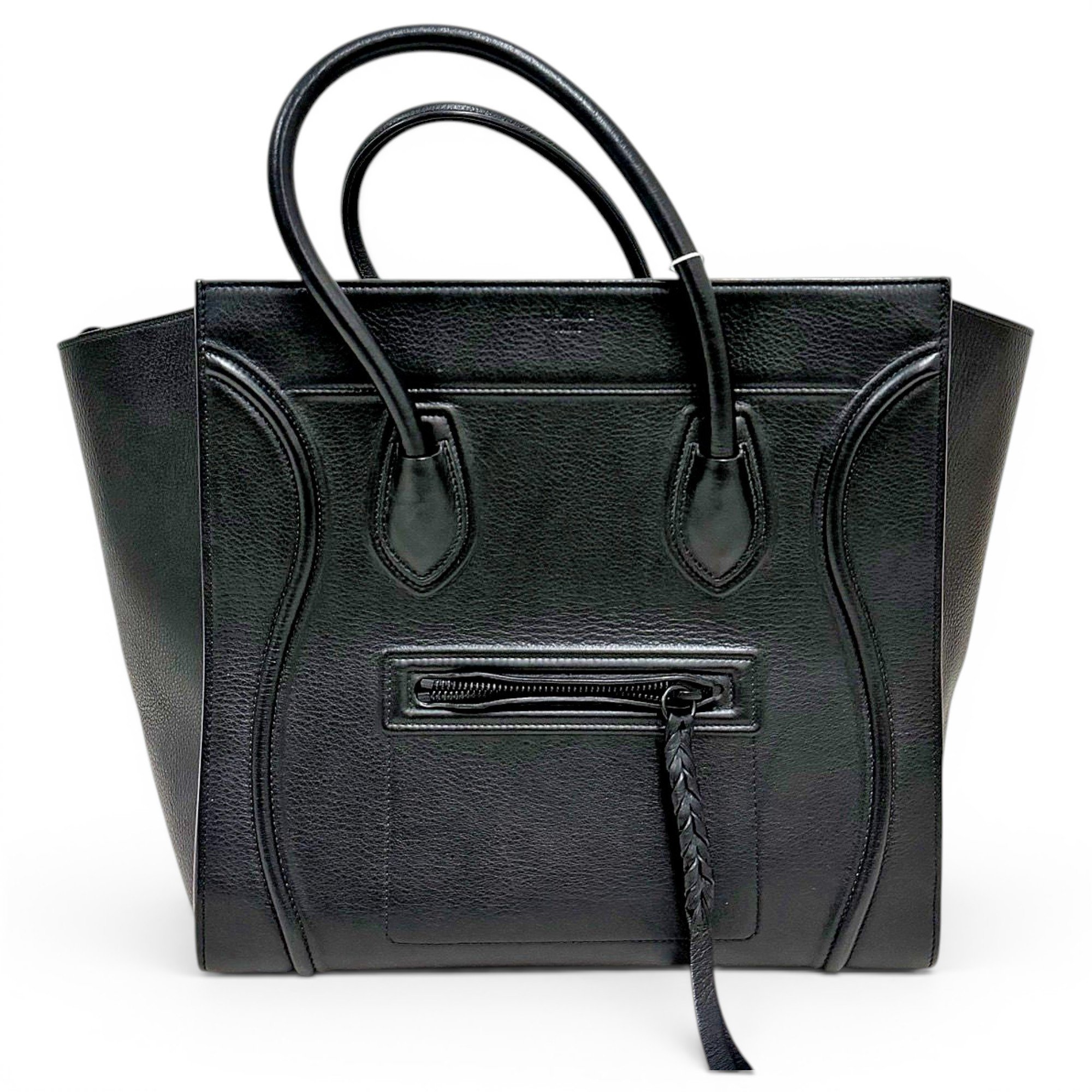 Luggage leather handbag