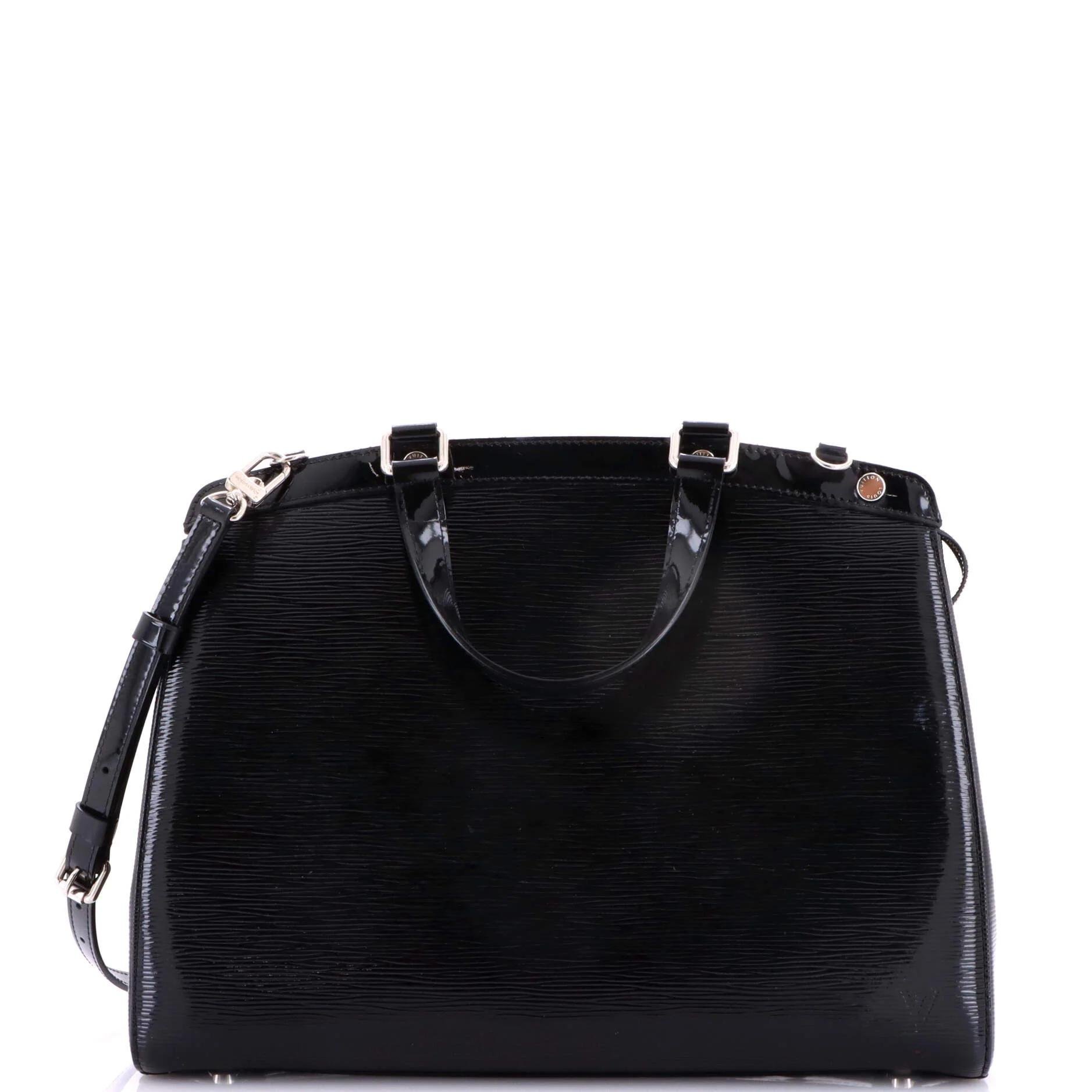 Patent leather handbag