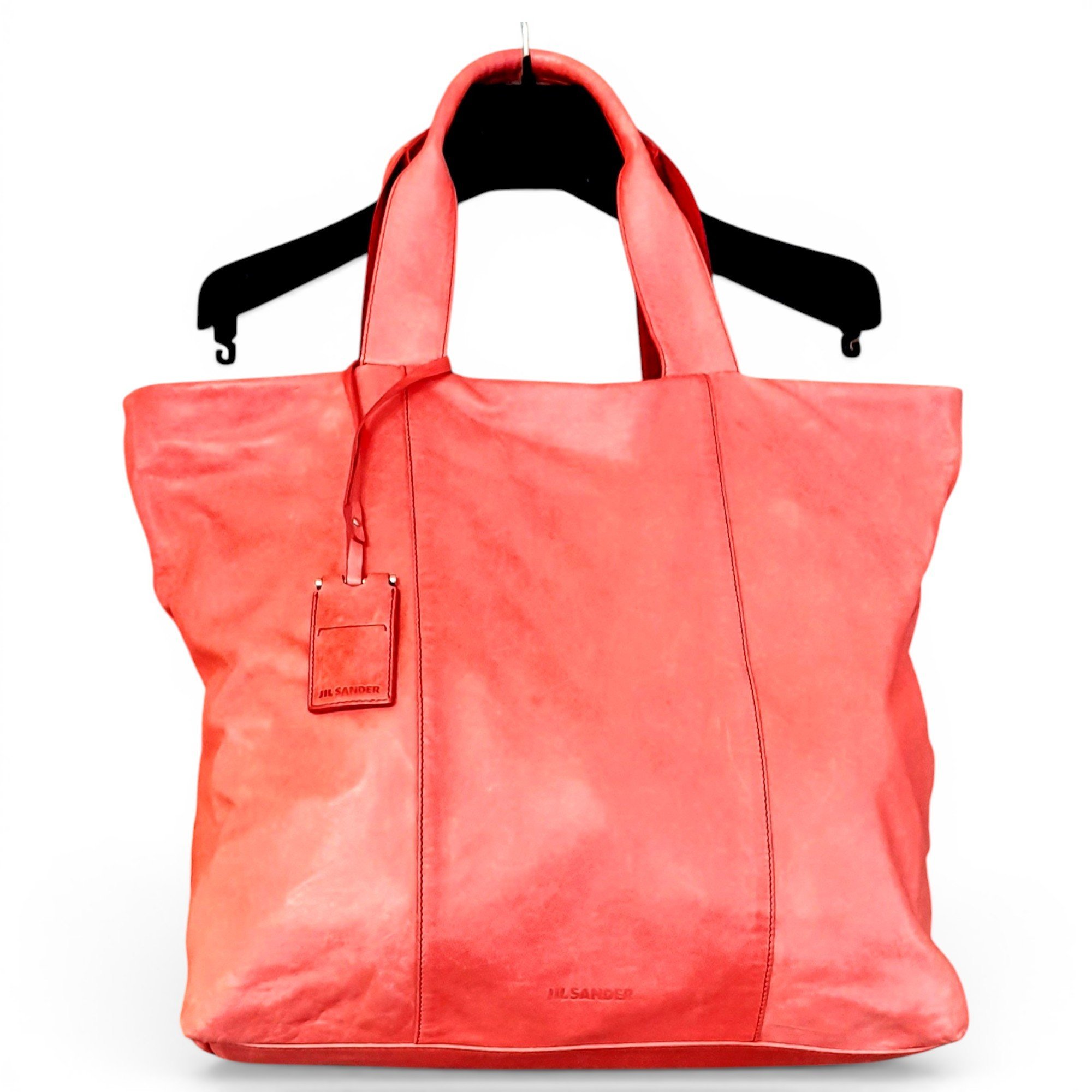Shopper leather tote