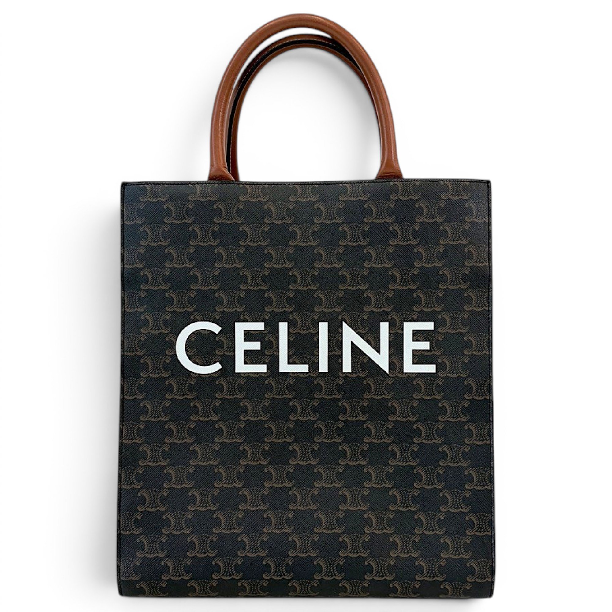 Cabas leather tote