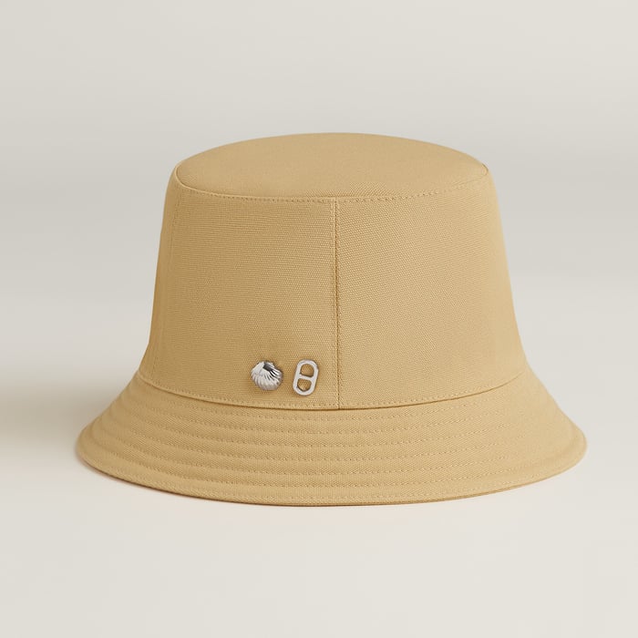 Beige Albâtre Calvi Seashell Bucket Hat