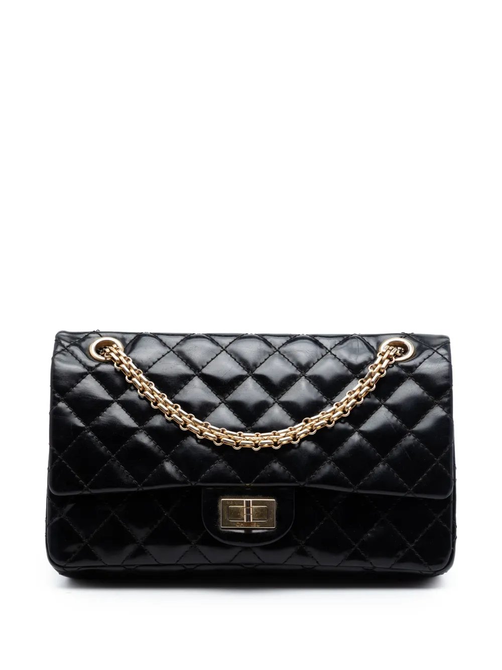 2008-2009 Quilted Glazed Calfskin Reissue 2.55 Accordion Flap 225 shoulder bag
