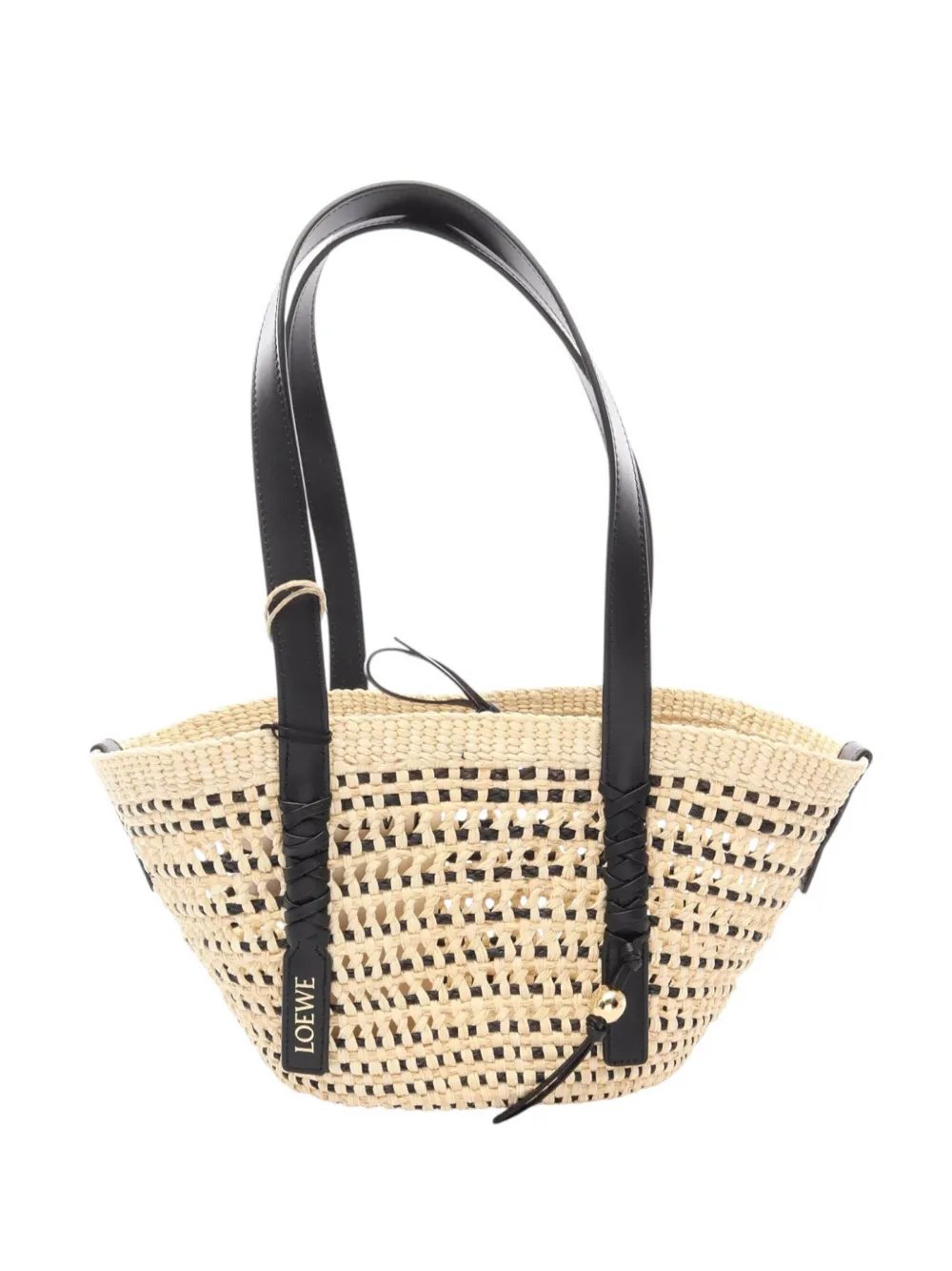2010-2026 Paulas Ibiza Small Raffia Braided Basket Bag tote bag