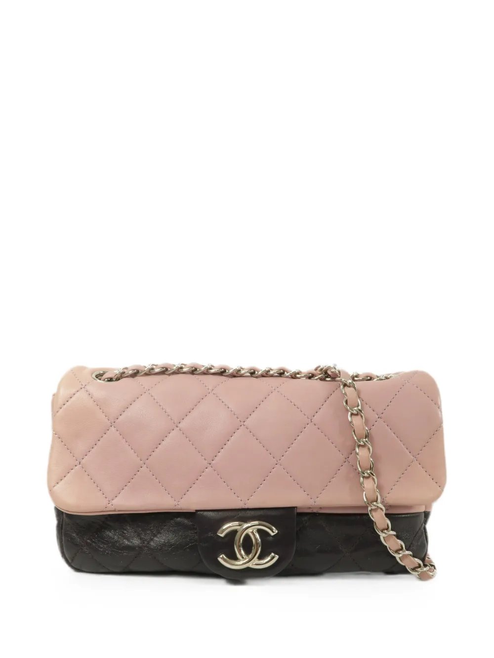CC turn-lock shoulder bag