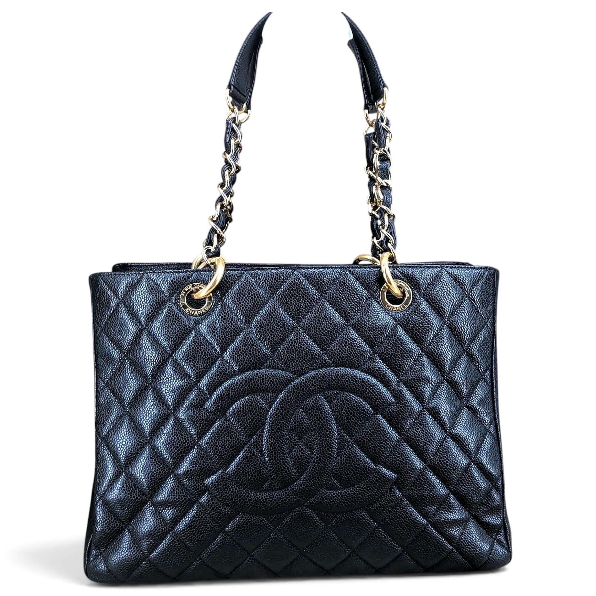 Grand shopping leather tote