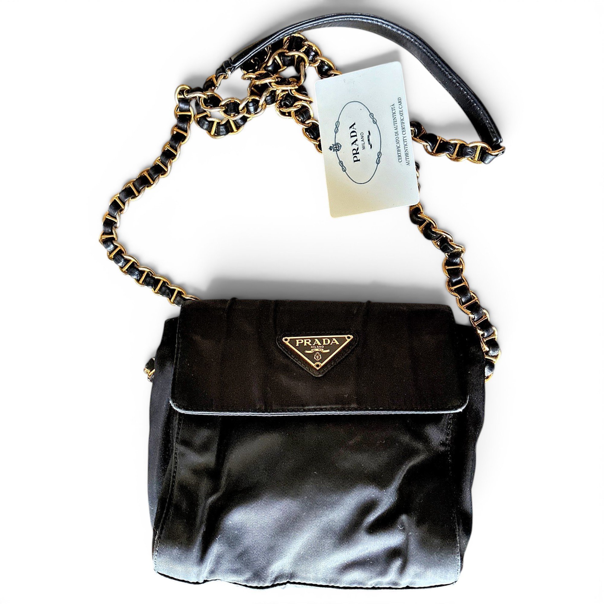 Re-Nylon cloth clutch bag