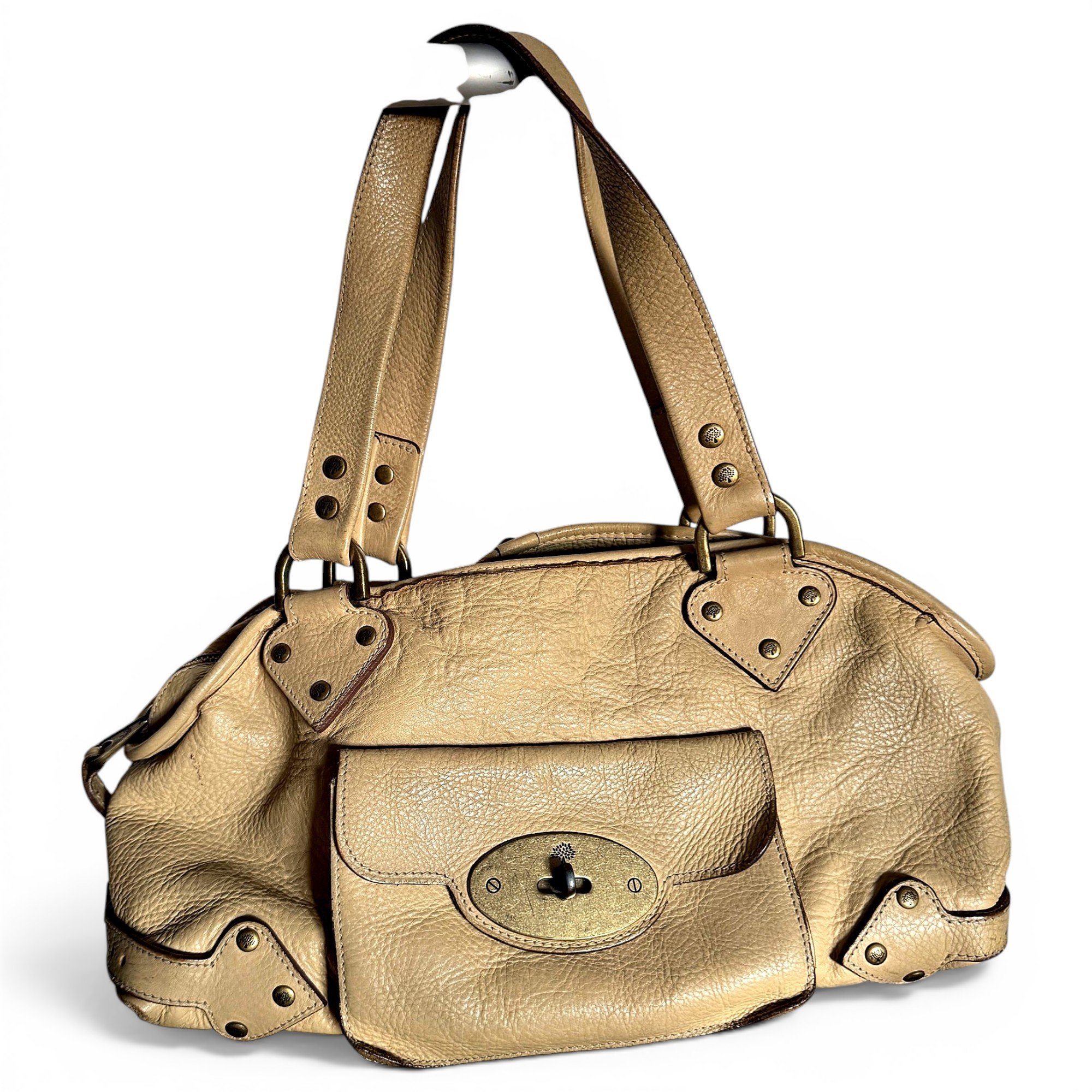 Leather handbag