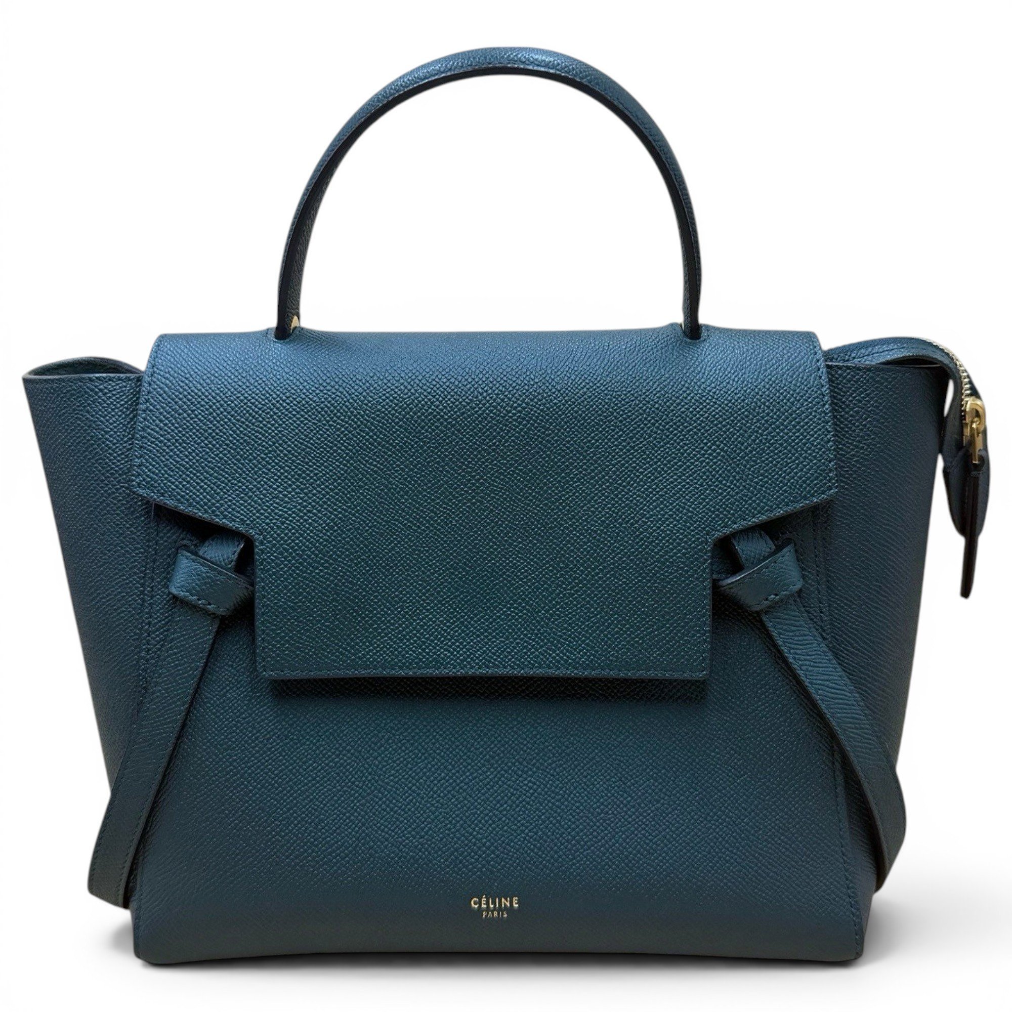 Belt leather handbag