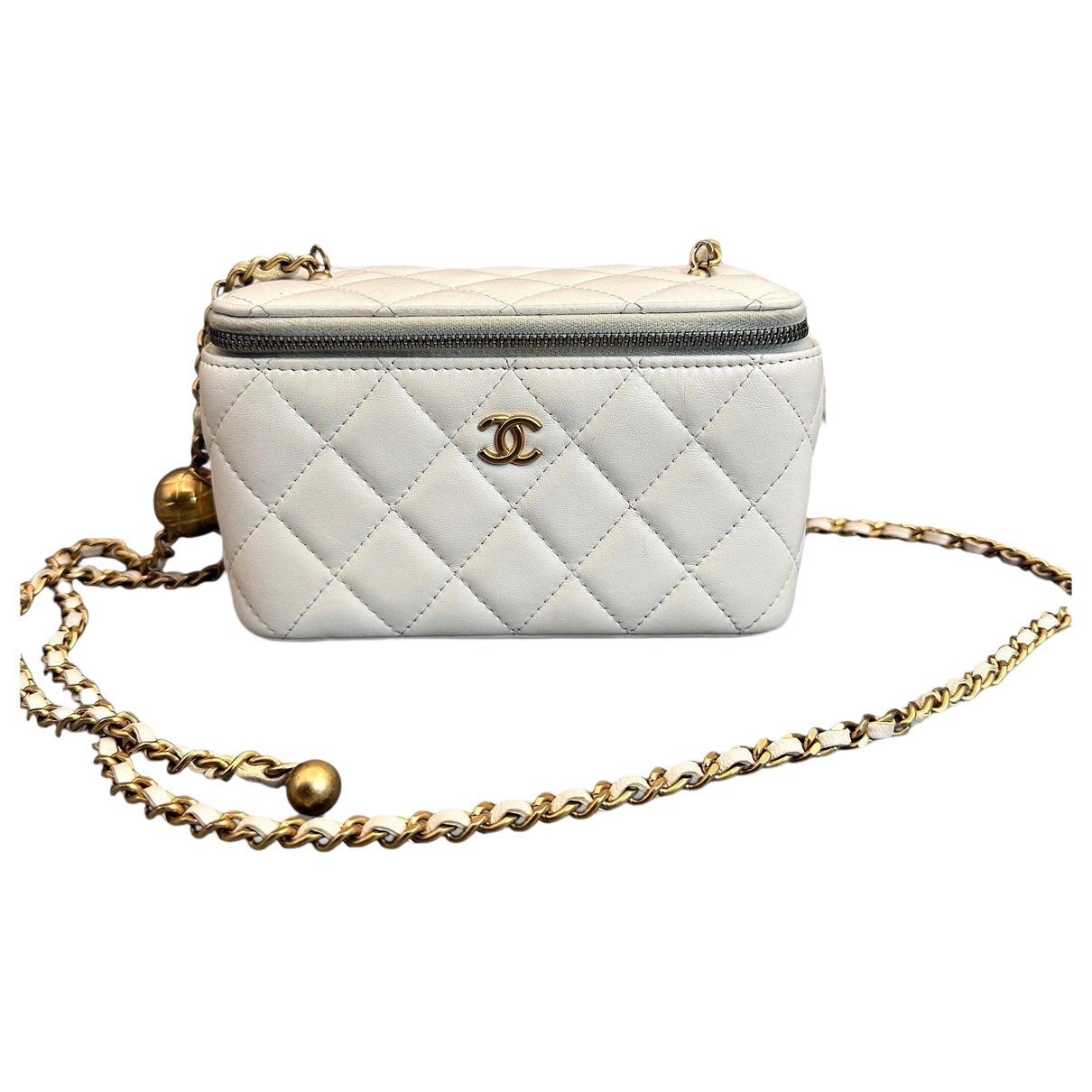 Trendy CC Vanity leather handbag