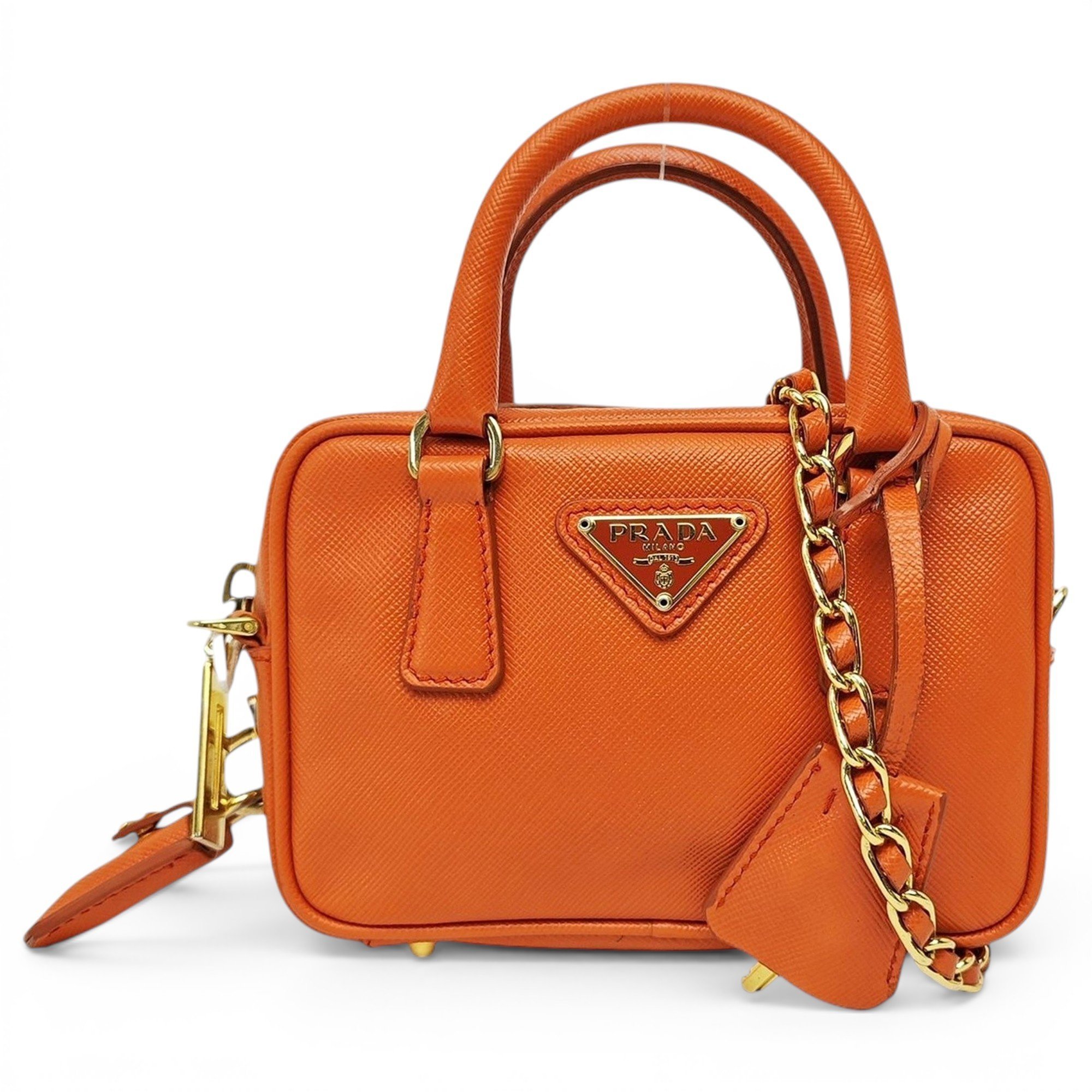 Leather handbag