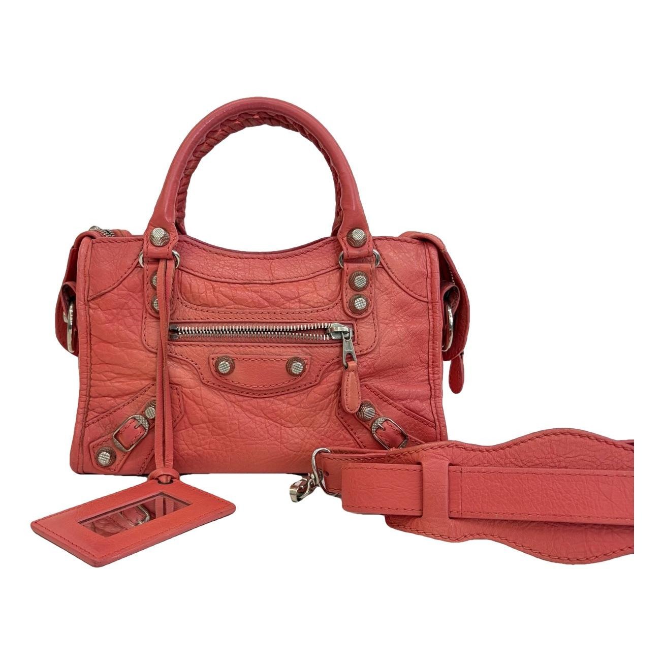 City leather crossbody bag