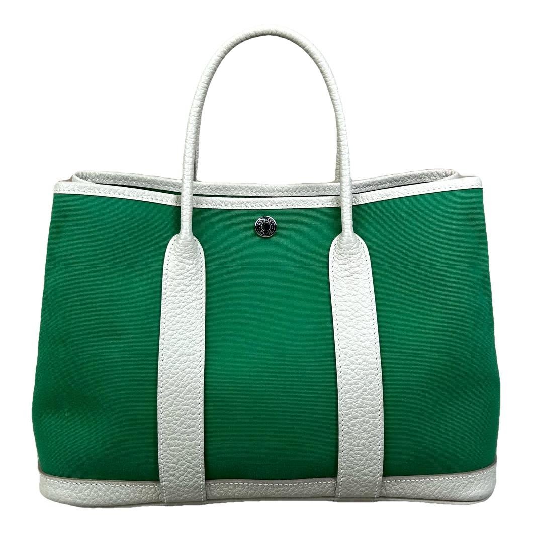 Garden Party leather handbag