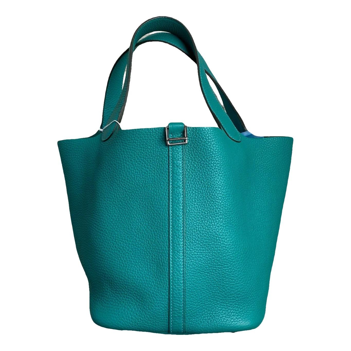 Picotin leather handbag
