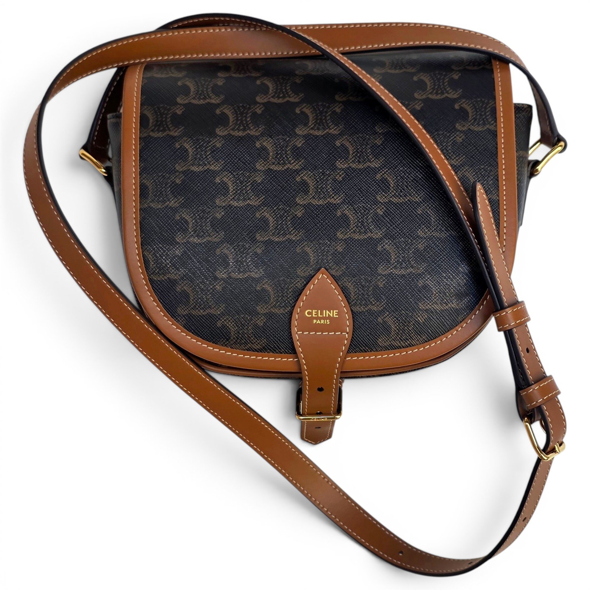 Folco patent leather crossbody bag