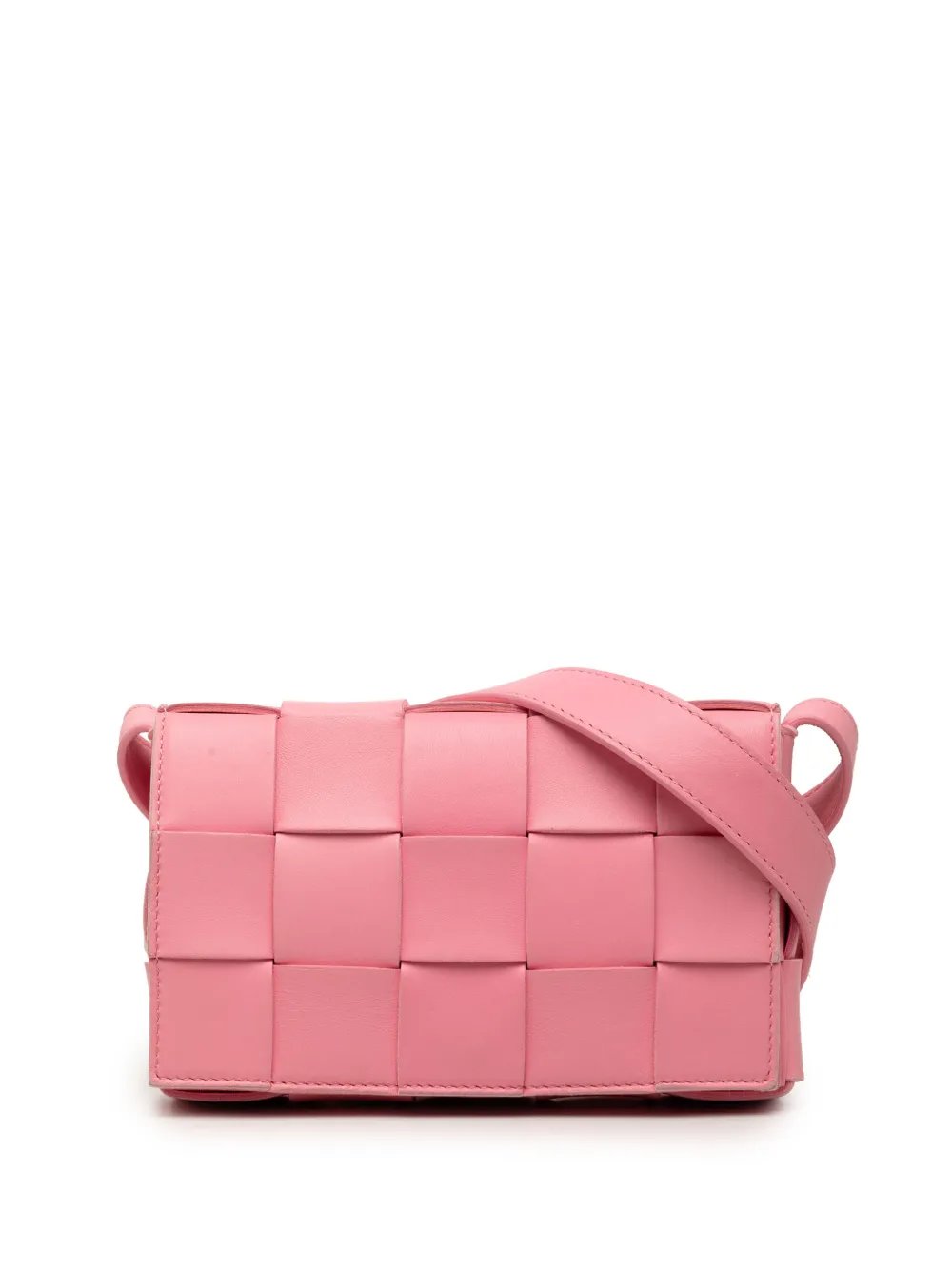2012-2026 Small Nappa Intrecciato Cassette crossbody bag